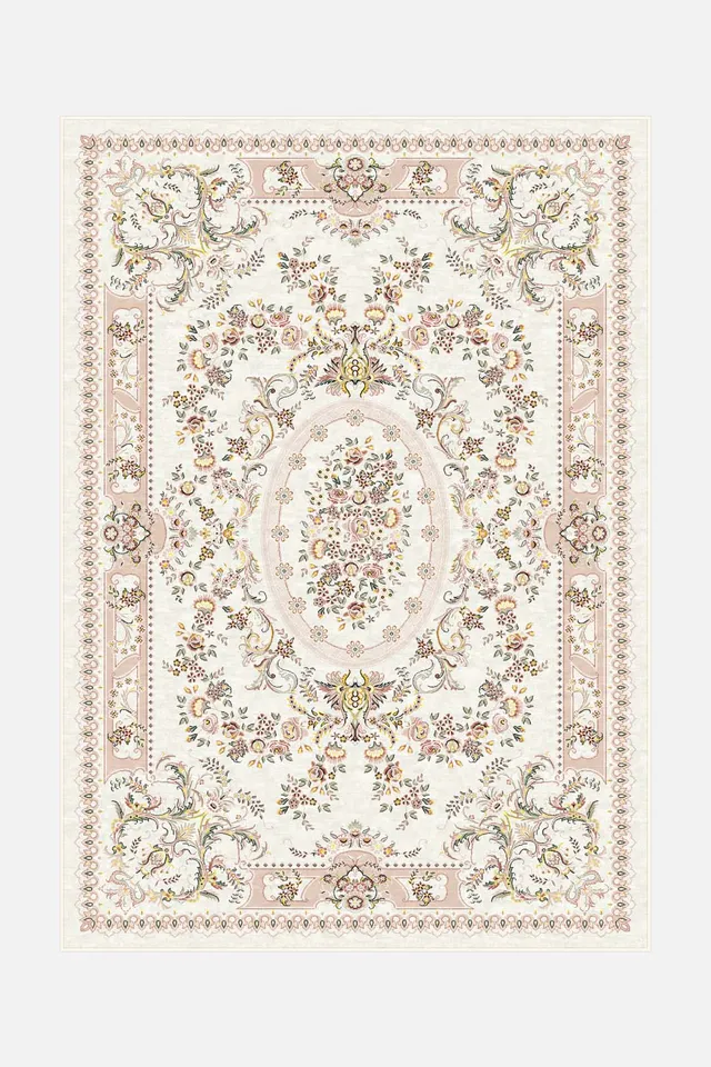 teppana-blomma-avalon-teppich-floral-waschbar image 1