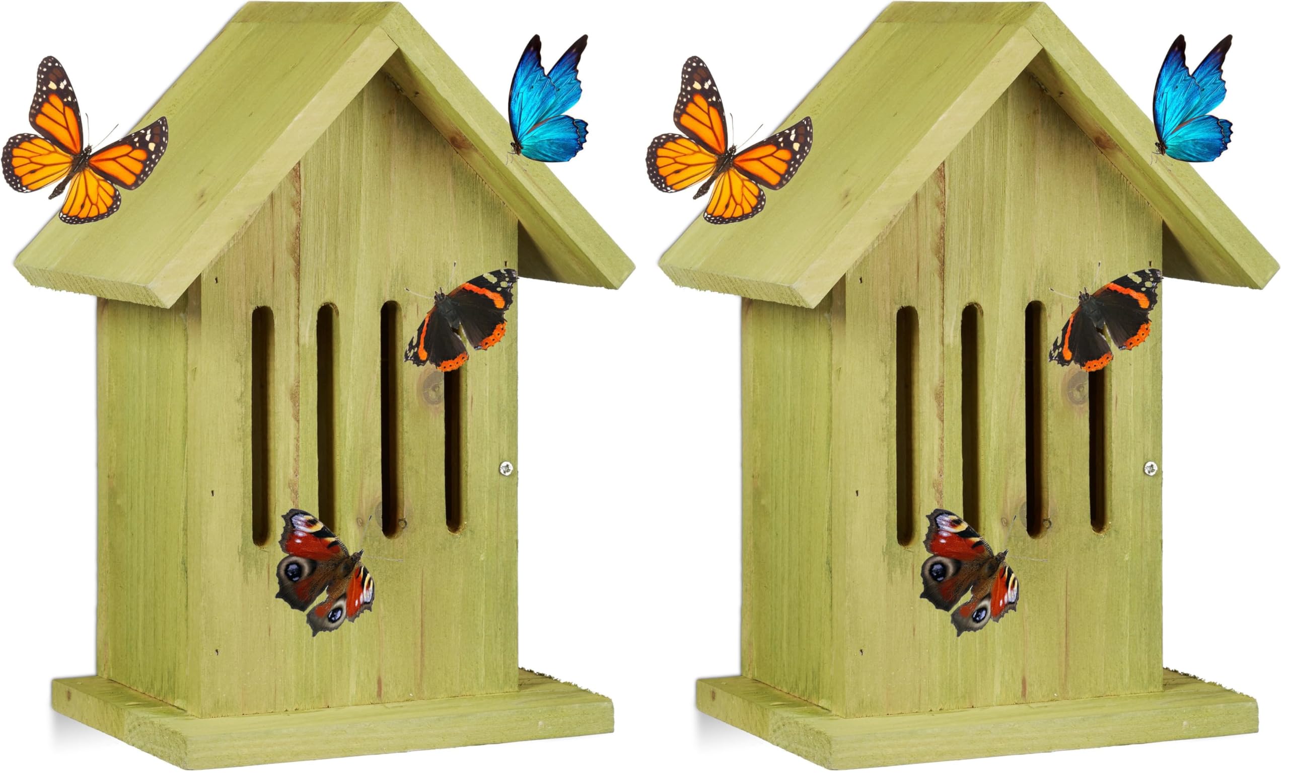 relaxdays-schmetterlingshaus-h-ngend-gr-n-insektenhotel-25-5x18-5x12-cm image 7