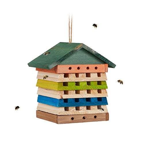 relaxdays-insektenhotel-bienenhotel-19-5-x-18-x-14-cm-bunt image 8
