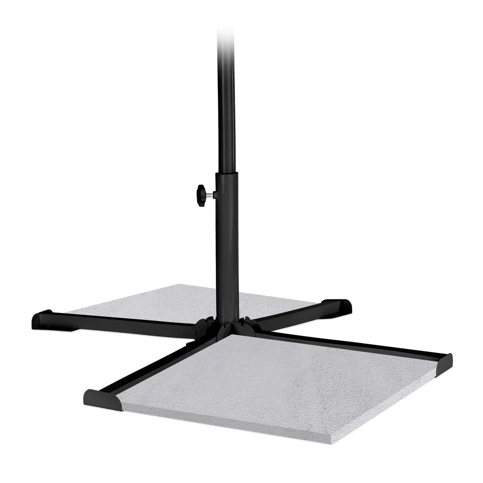 relaxdays-platten-sonnenschirmst-nder-kreuz-f-r-25-35-mm-schwarz-klappbar image 1
