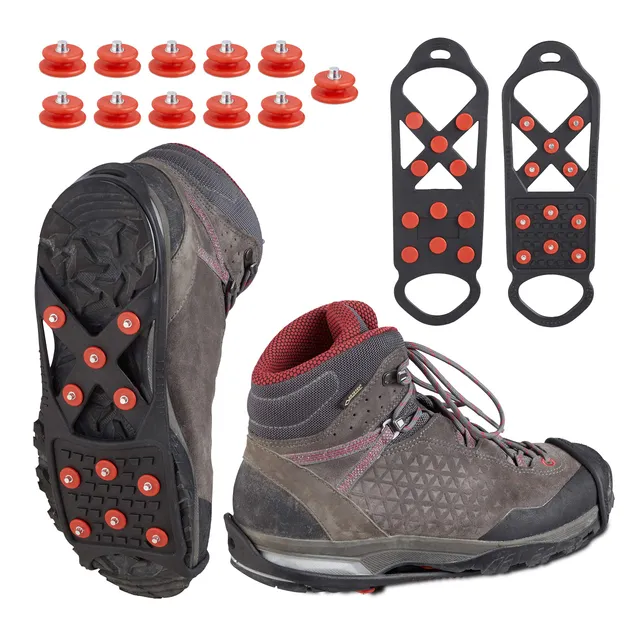 relaxdays-schuhspikes-schuhkrallen-gr-36-40-11-spikes-f-r-eis-schnee image 1