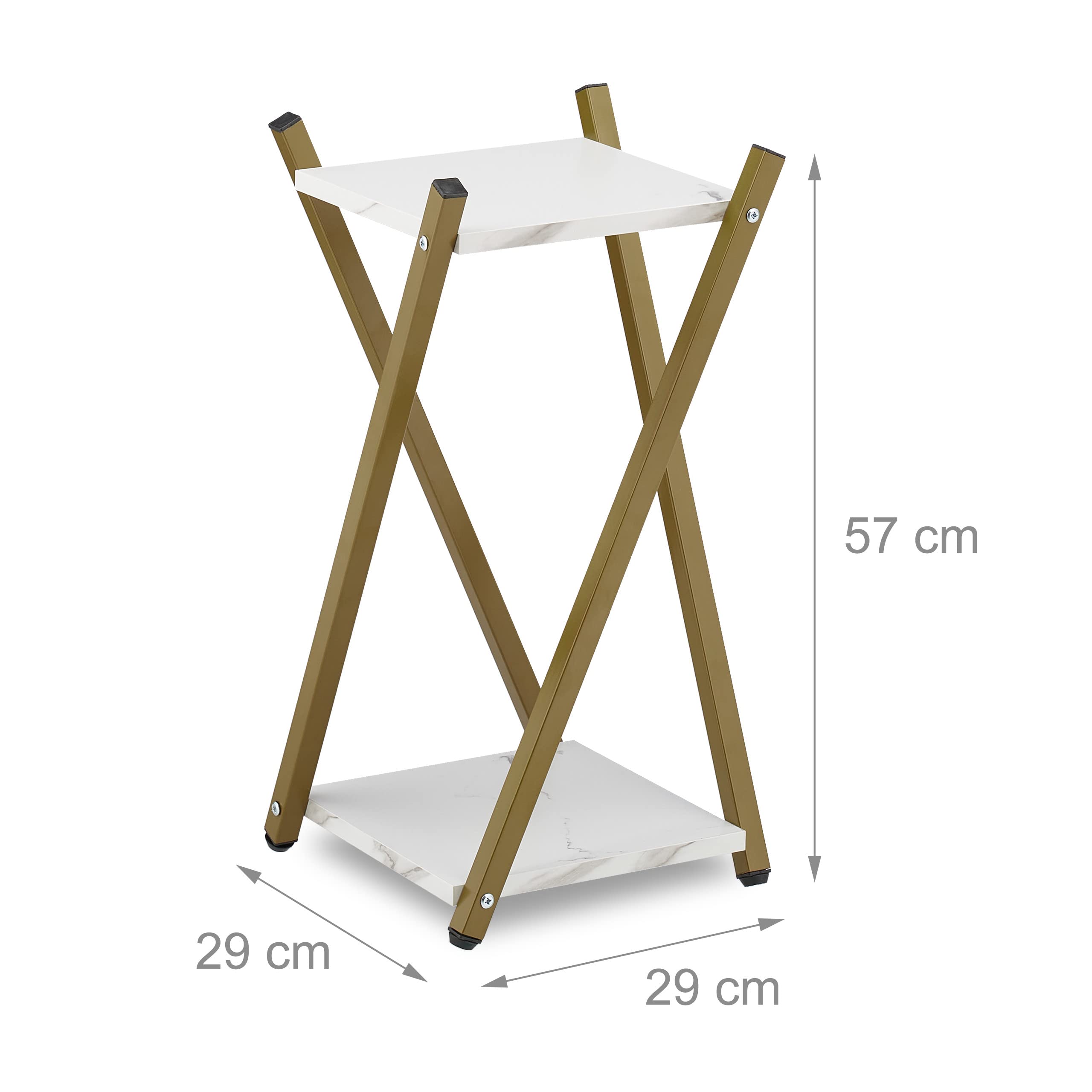 relaxdays-blumenst-nder-2-etagen-marmoroptik-57x29x29-cm-gold-wei image 4