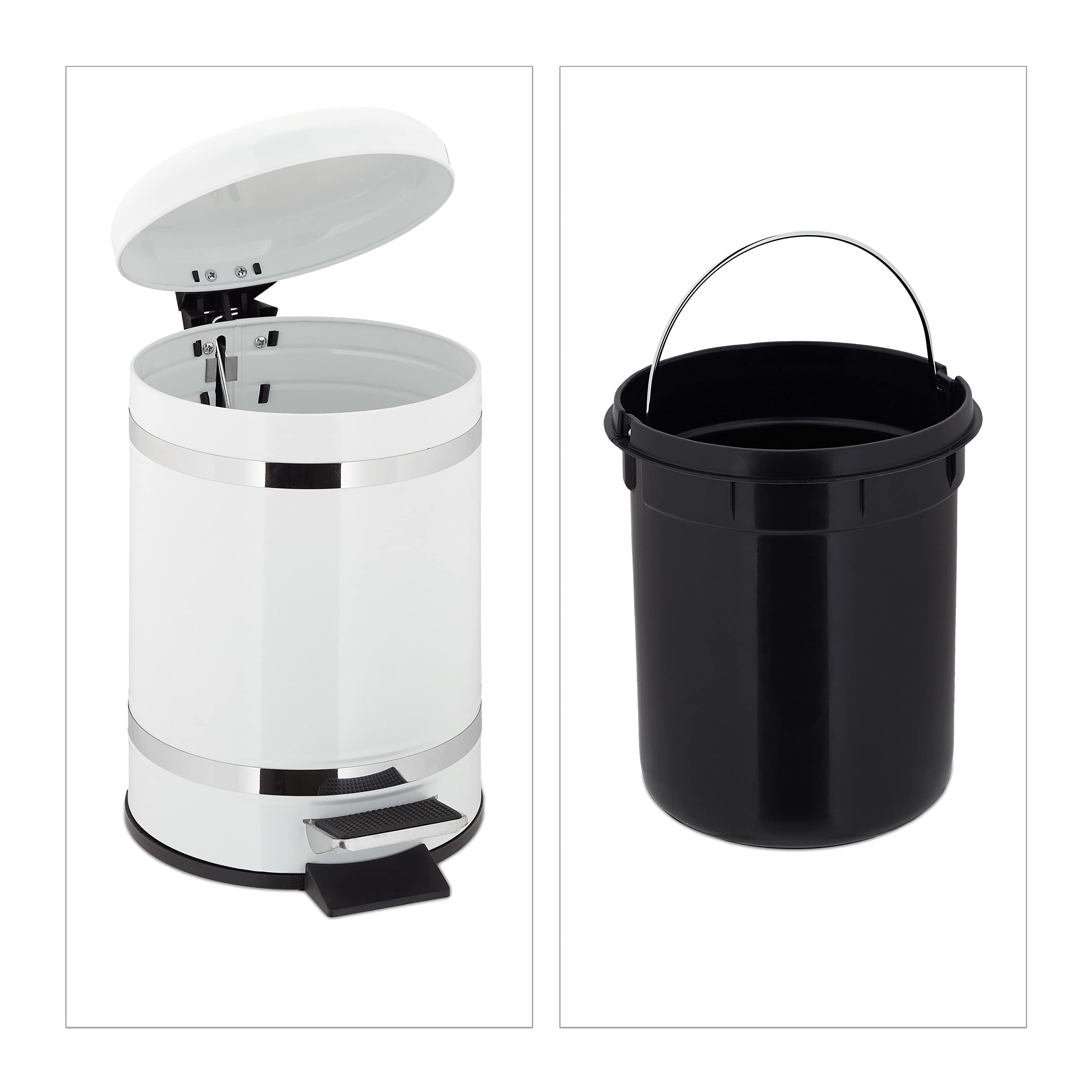 relaxdays-kosmetikeimer-5l-eckig-mit-absenkautomatik-tretm-lleimer-mit-inneneime image 6