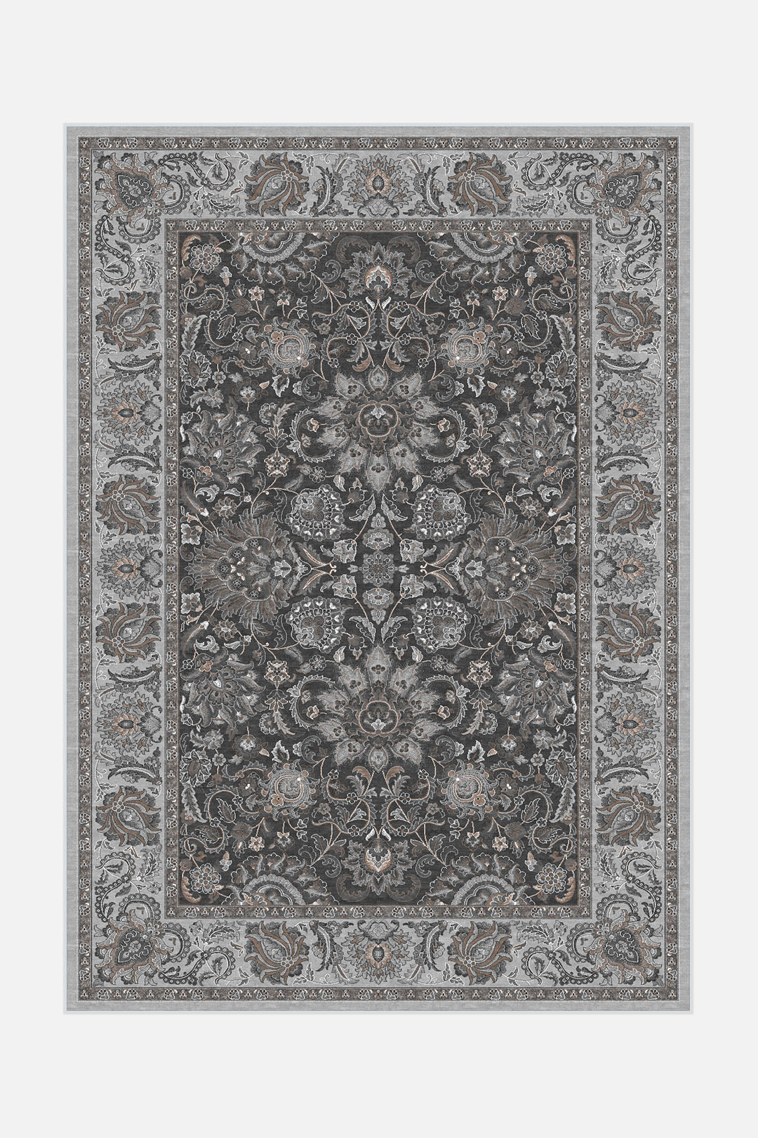 teppana-margot-asche-teppich-waschbarer-indoor-teppich-grau-silber-klassisch image 1