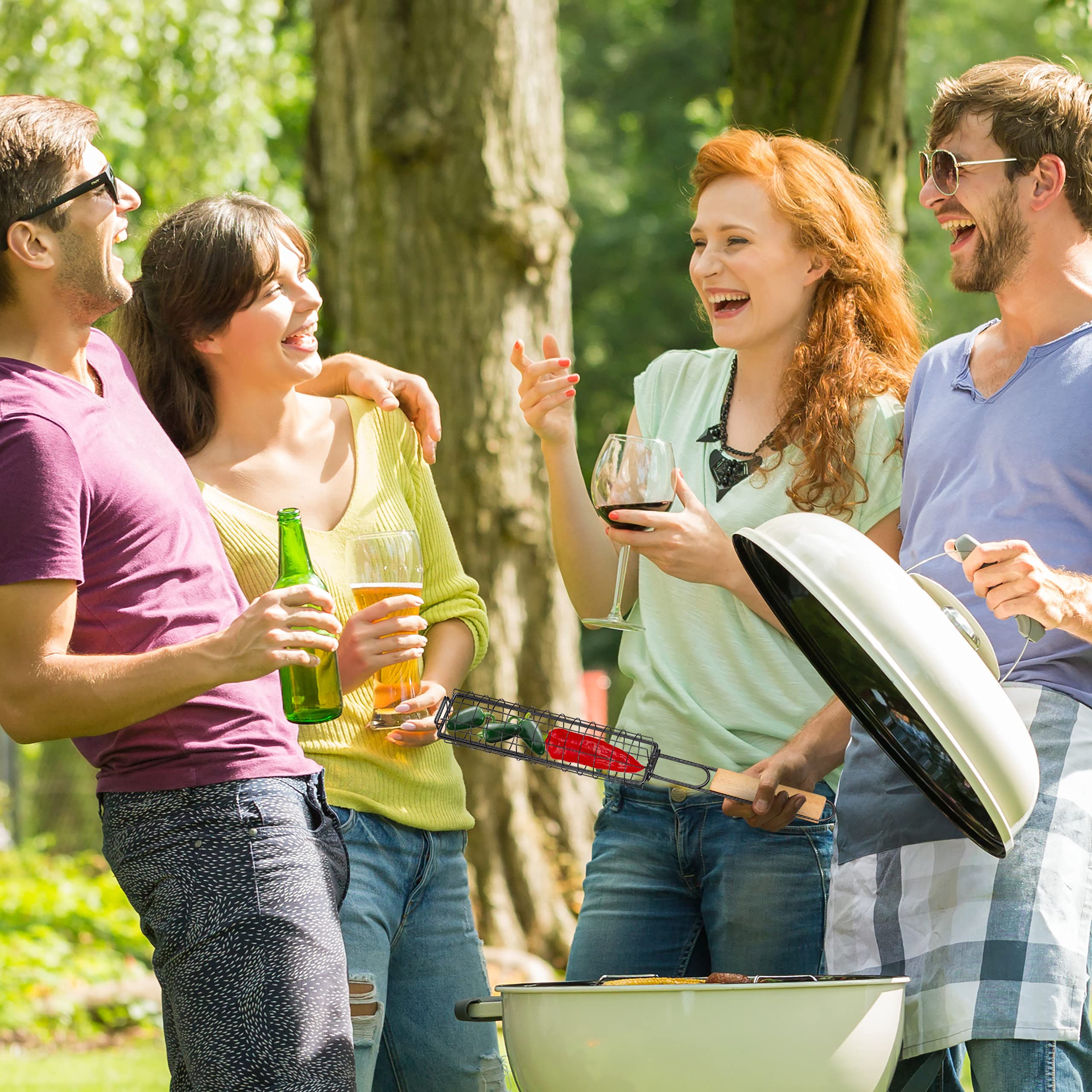 relaxdays-grillkorb-f-r-maiskolben-und-kebab-spie-e-verschlie-bar-antihaftbeschi image 3