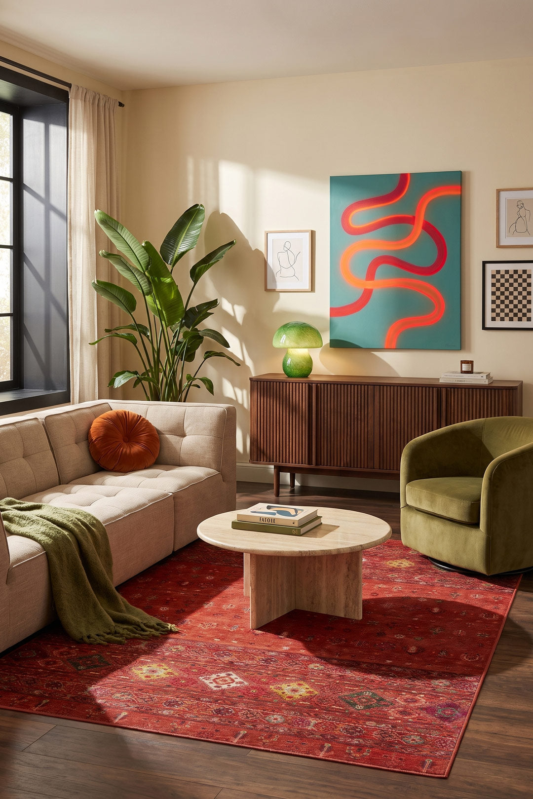 teppana-harleen-safran-teppich-waschbarer-indoor-teppich image 4
