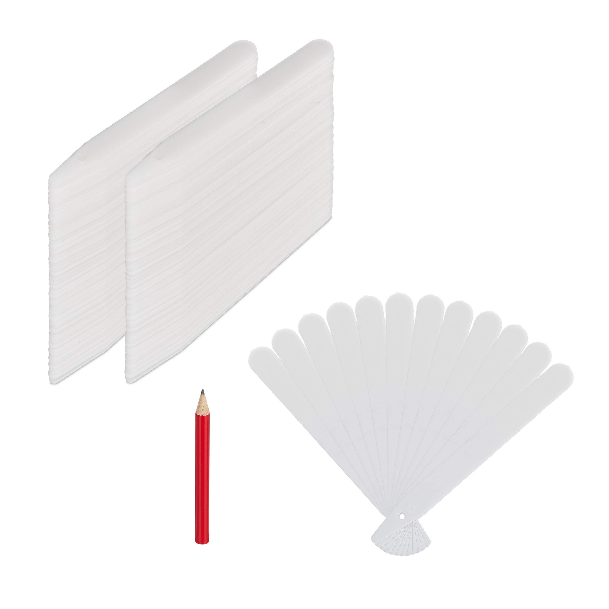 relaxdays-stecketiketten-300er-set-zum-beschriften-pflanzenstecker-13-x-1-5-cm-w image 1