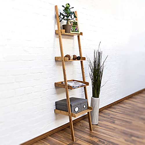 relaxdays-leiterregal-bambus-176x44x37-cm-4-stufig-standregal-natur image 8