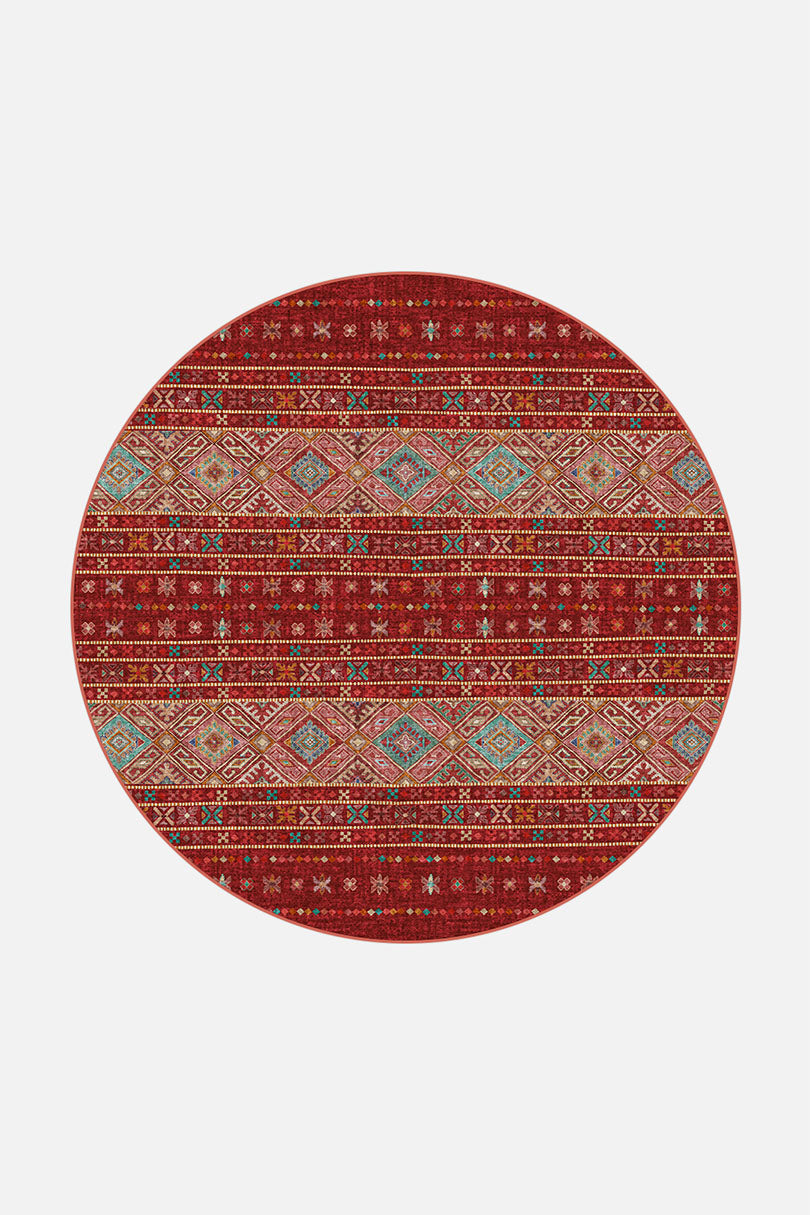 teppana-noura-rubin-teppich-rot-waschbar-boho image 8