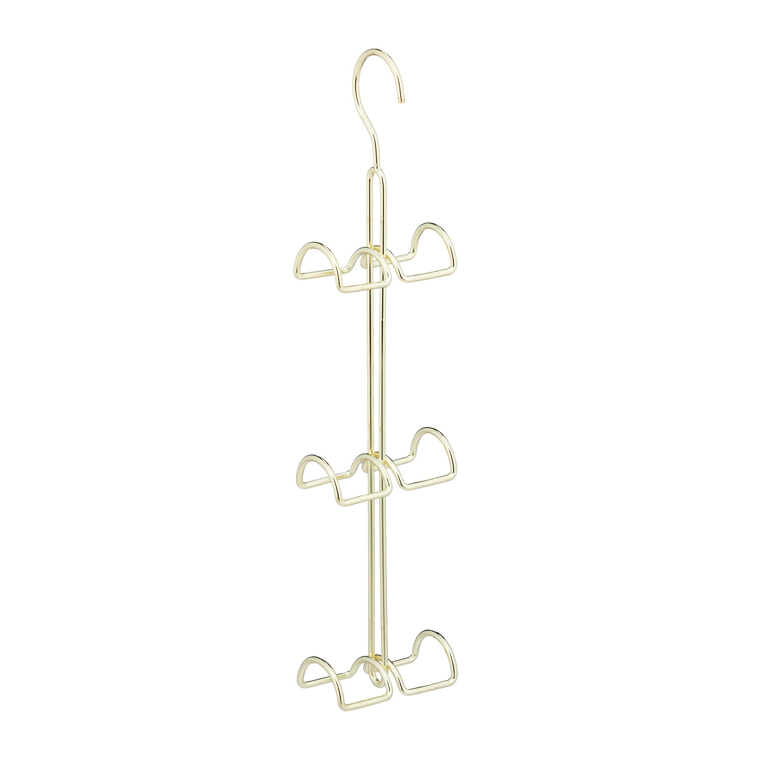 relaxdays-handtaschenb-gel-6-haken-gold-39-5x8-5x4-5-cm-taschenhalter-metall image 1