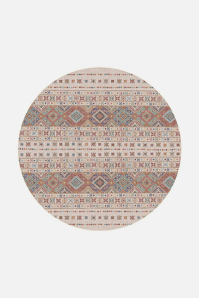 teppana-noura-sand-teppich-waschbarer-boho-indoor-teppich image 8