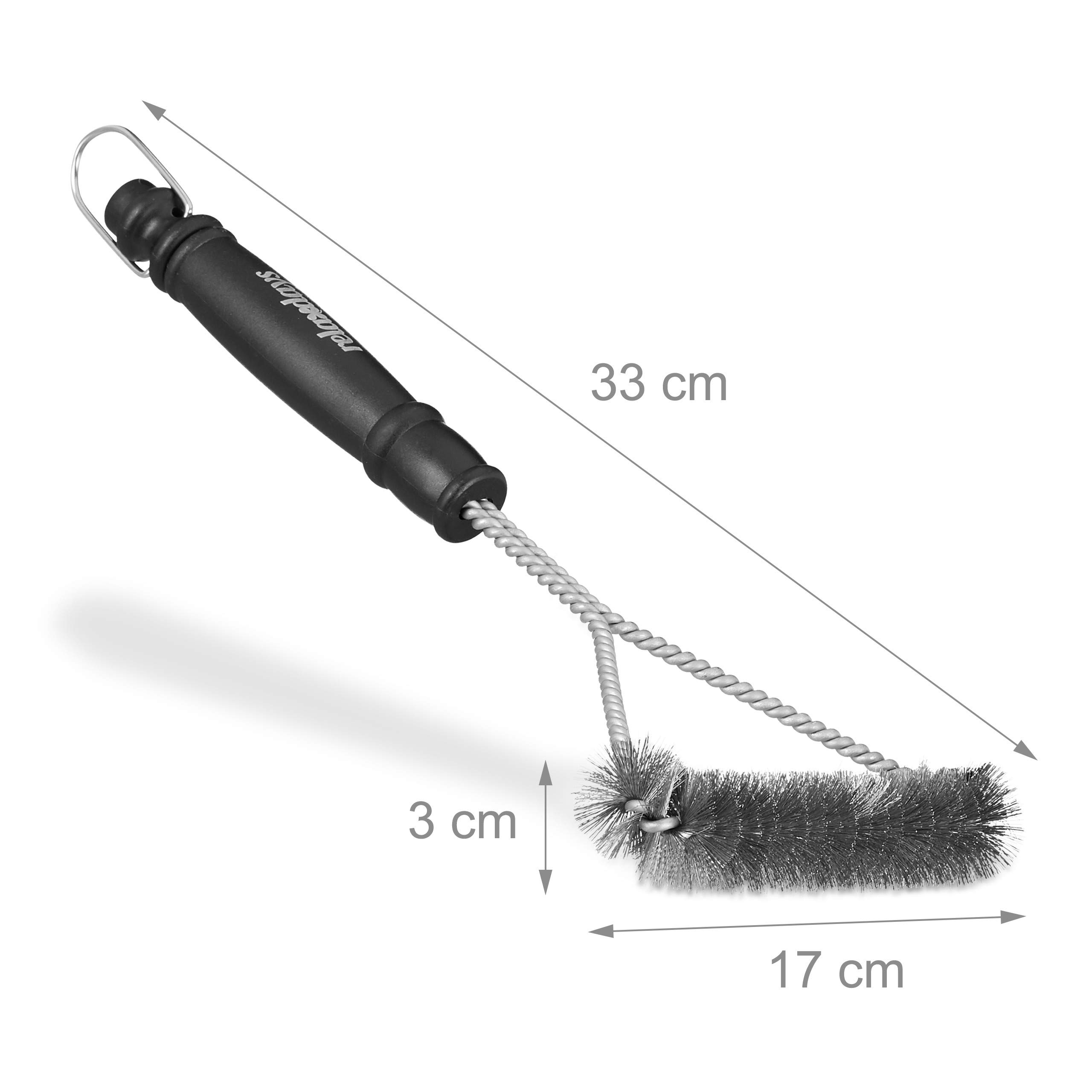 relaxdays-grillb-rste-dreieckig-edelstahl-33-cm-schwarz image 4
