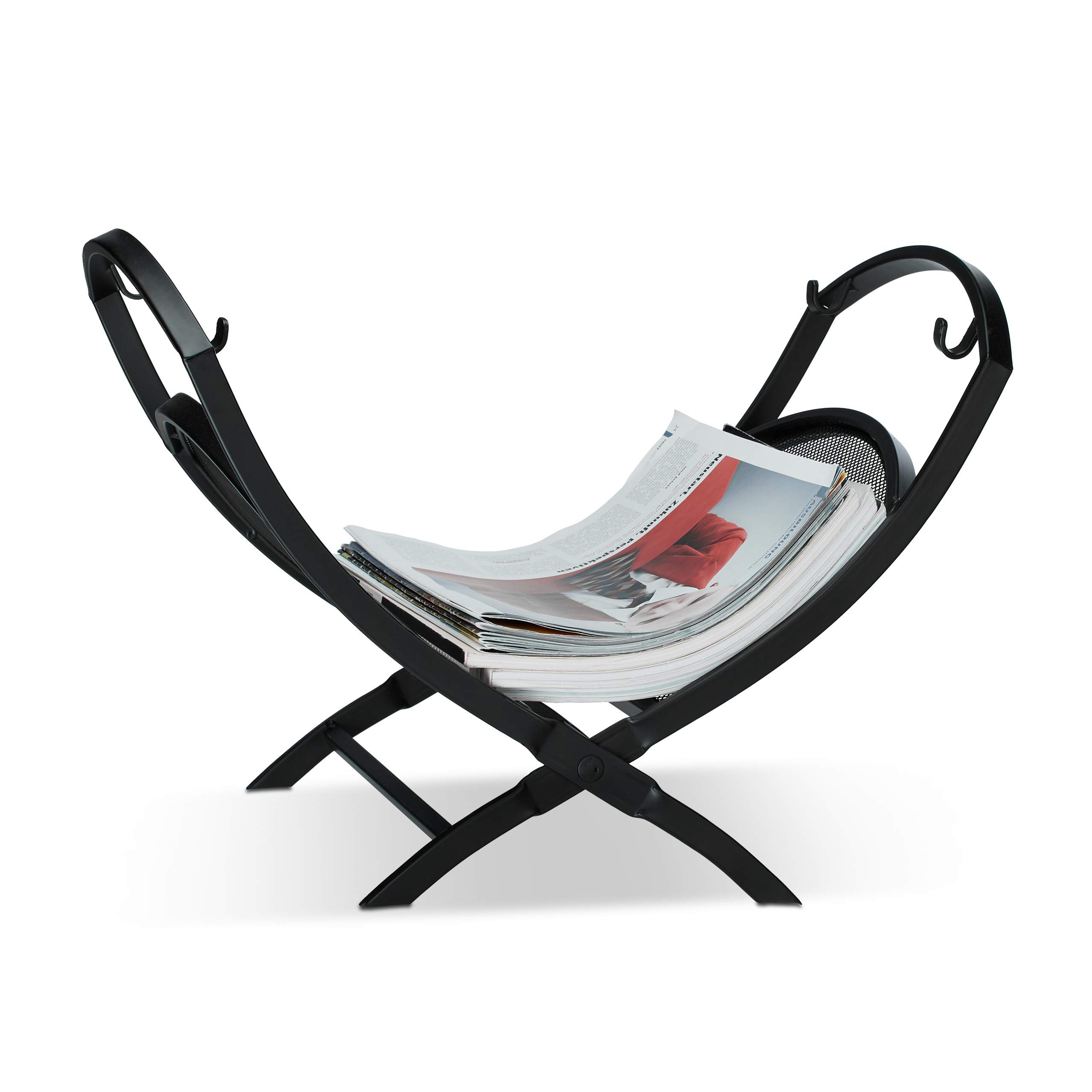 relaxdays-kaminholzkorb-stahl-faltbar-40-l-mit-tasche-schwarz image 3