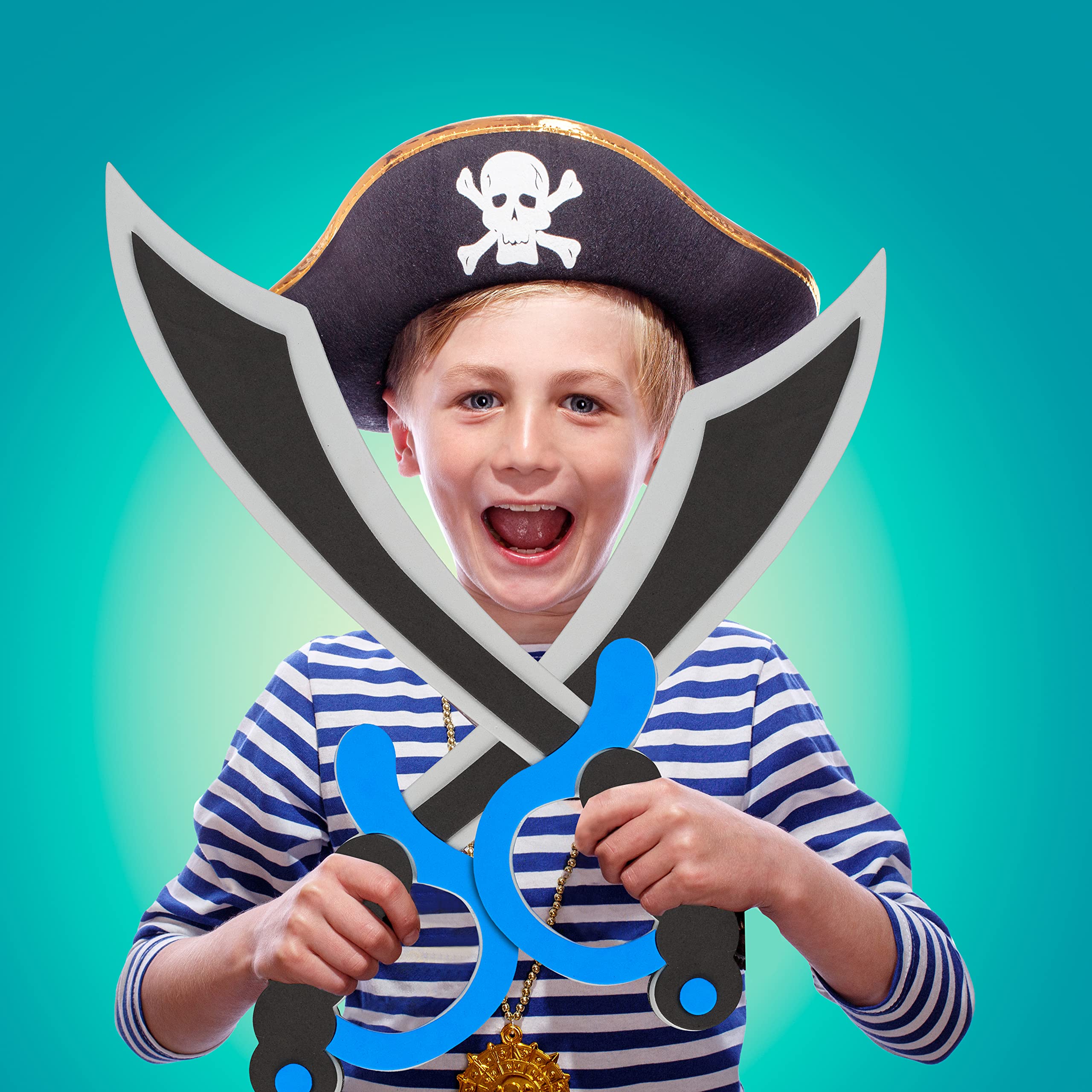 relaxdays-piratens-bel-4er-set-schaumstoff-41-cm-bunt-kinder image 3