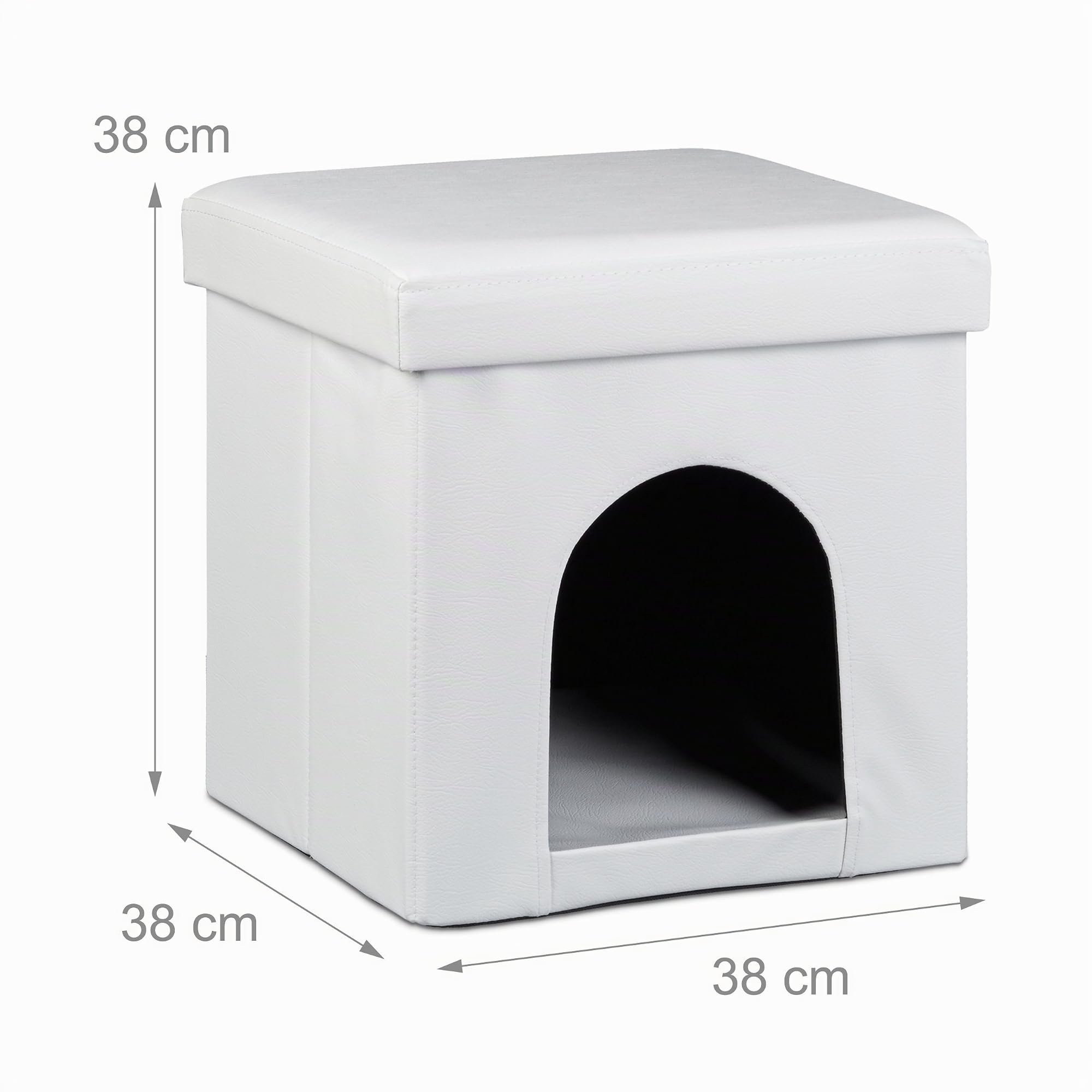 relaxdays-hundebox-sitzhocker-38x38x38-cm-wei-bis-300-kg image 4