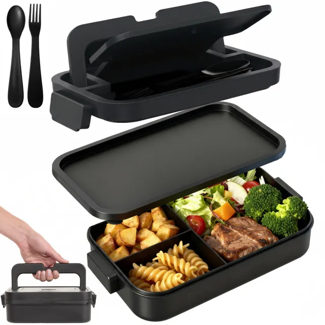 gorilla-grip-bento-box-auslaufsichere-lunchbox-5-cup-10-cup image 1