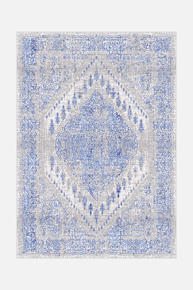 teppana-lina-blau-teppich-waschbarer-indoor-teppich-blau-gr-n image 1