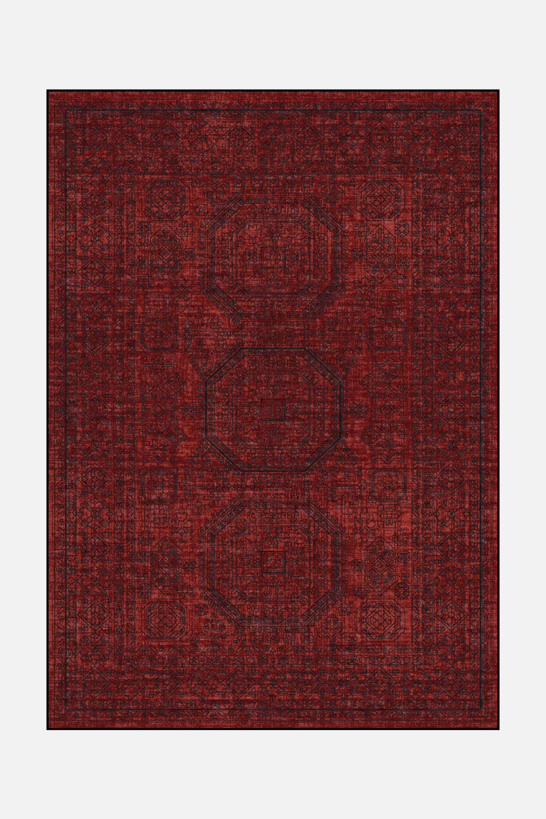 teppana-livia-bordeaux-teppich-waschbarer-indoor-teppich image 1