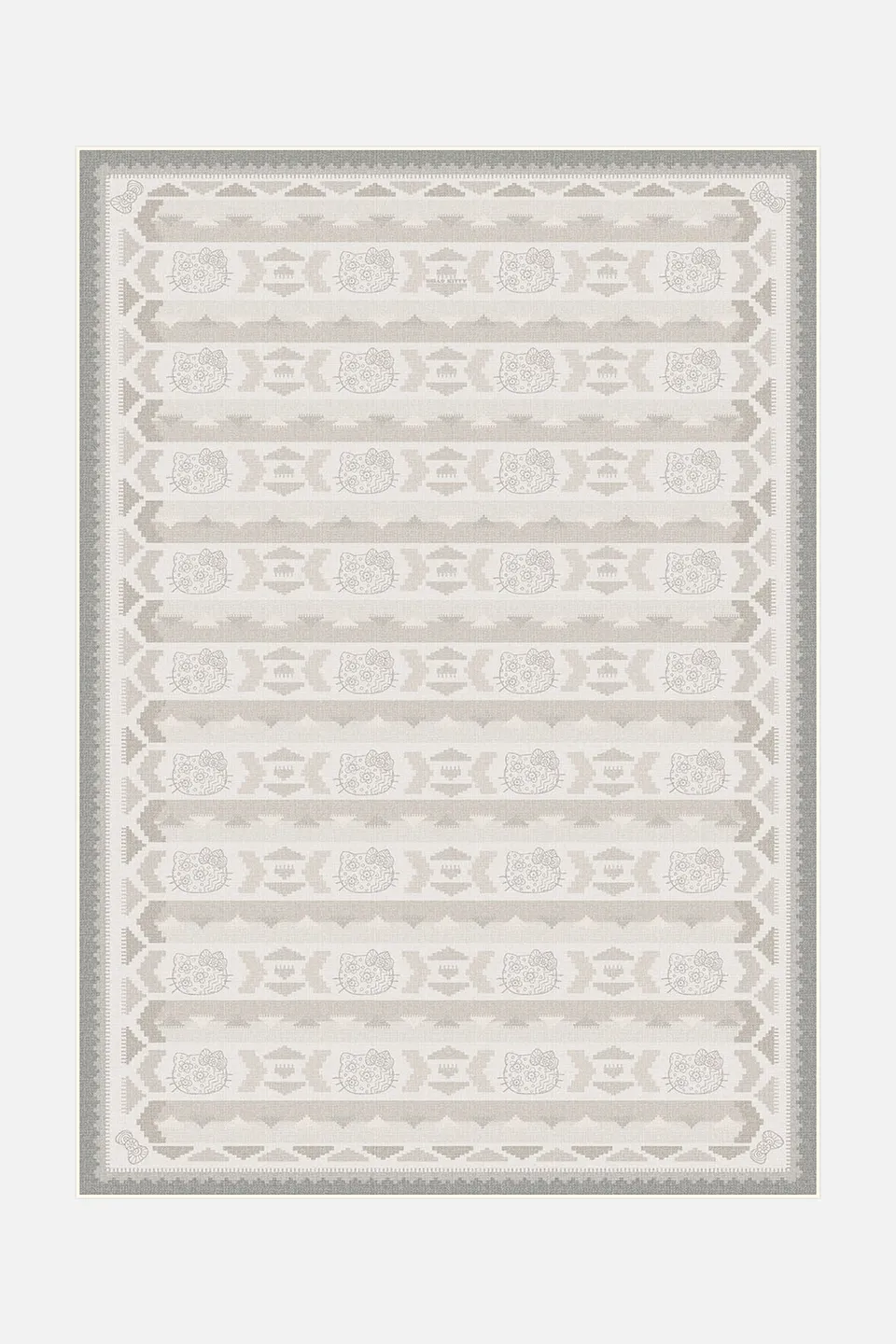 teppana-hello-kitty-kilim-mandel-teppich-waschbar image 1
