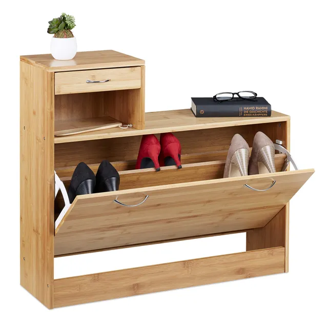 relaxdays-schuhkipper-bambus-70x80x24-cm-natur-f-r-8-paar-schuhe image 1