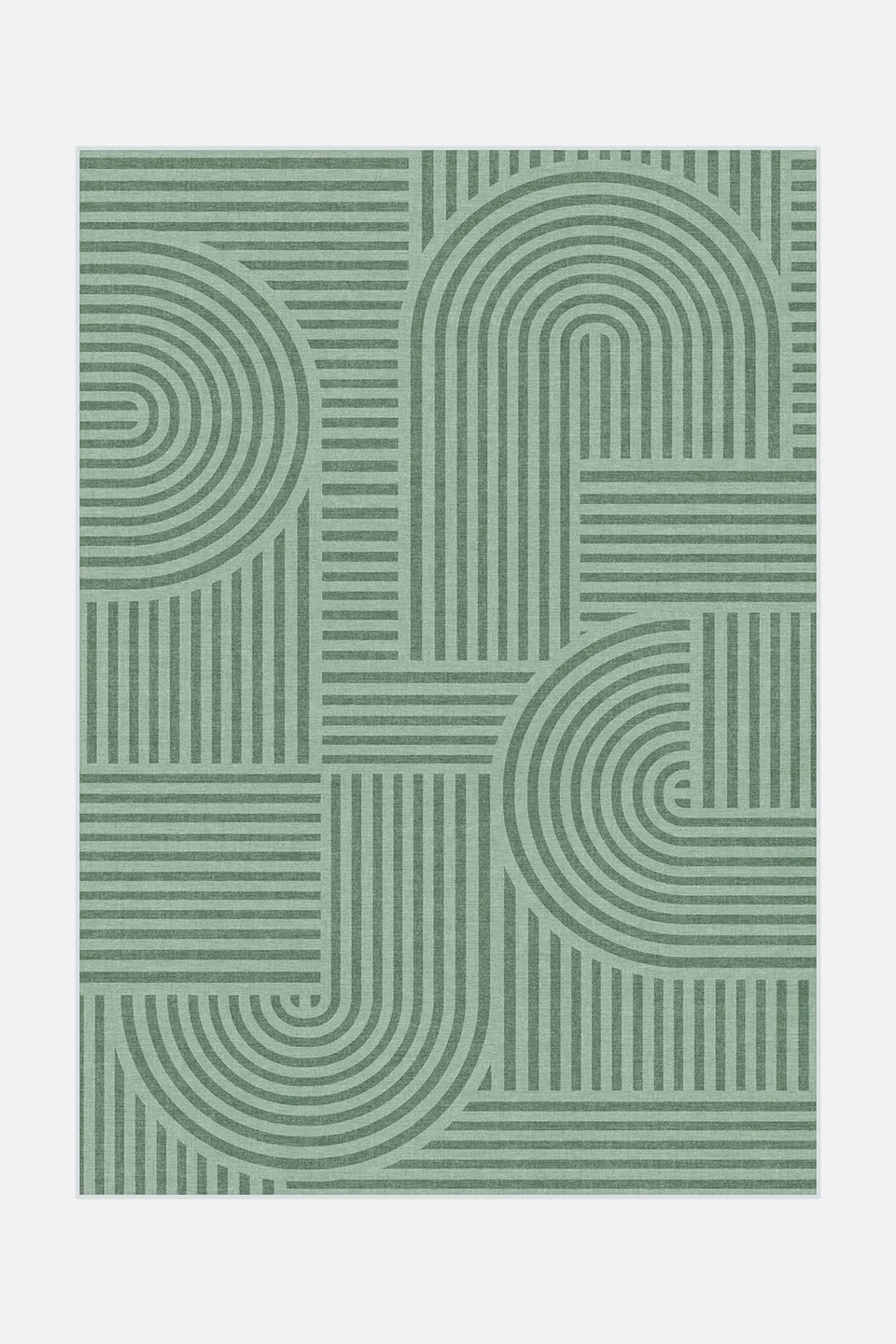 teppana-band-gr-n-teppich-waschbarer-design-teppich-gr-n-geometrisch image 1