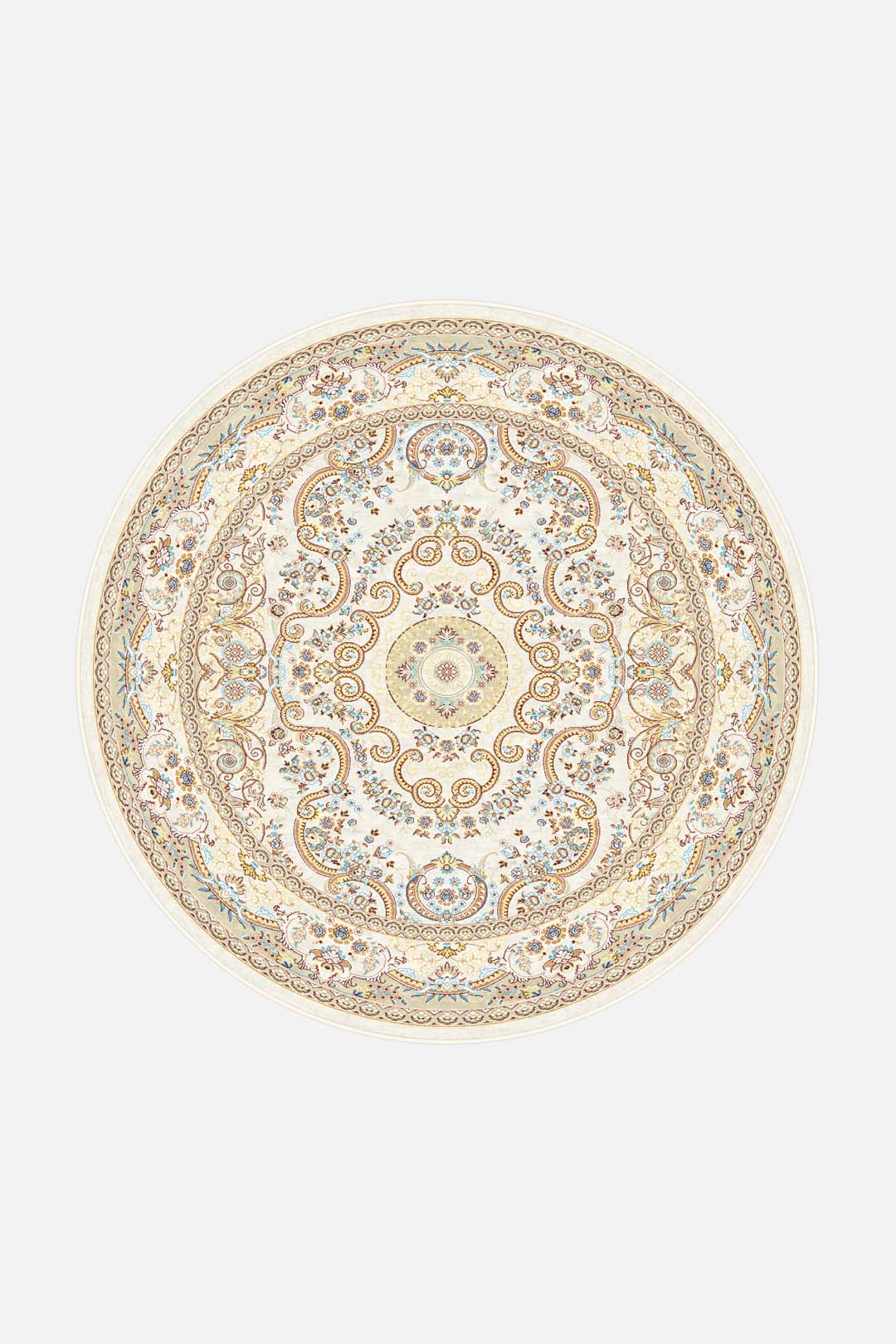 teppana-flora-beige-teppich-waschbarer-indoor-teppich image 8