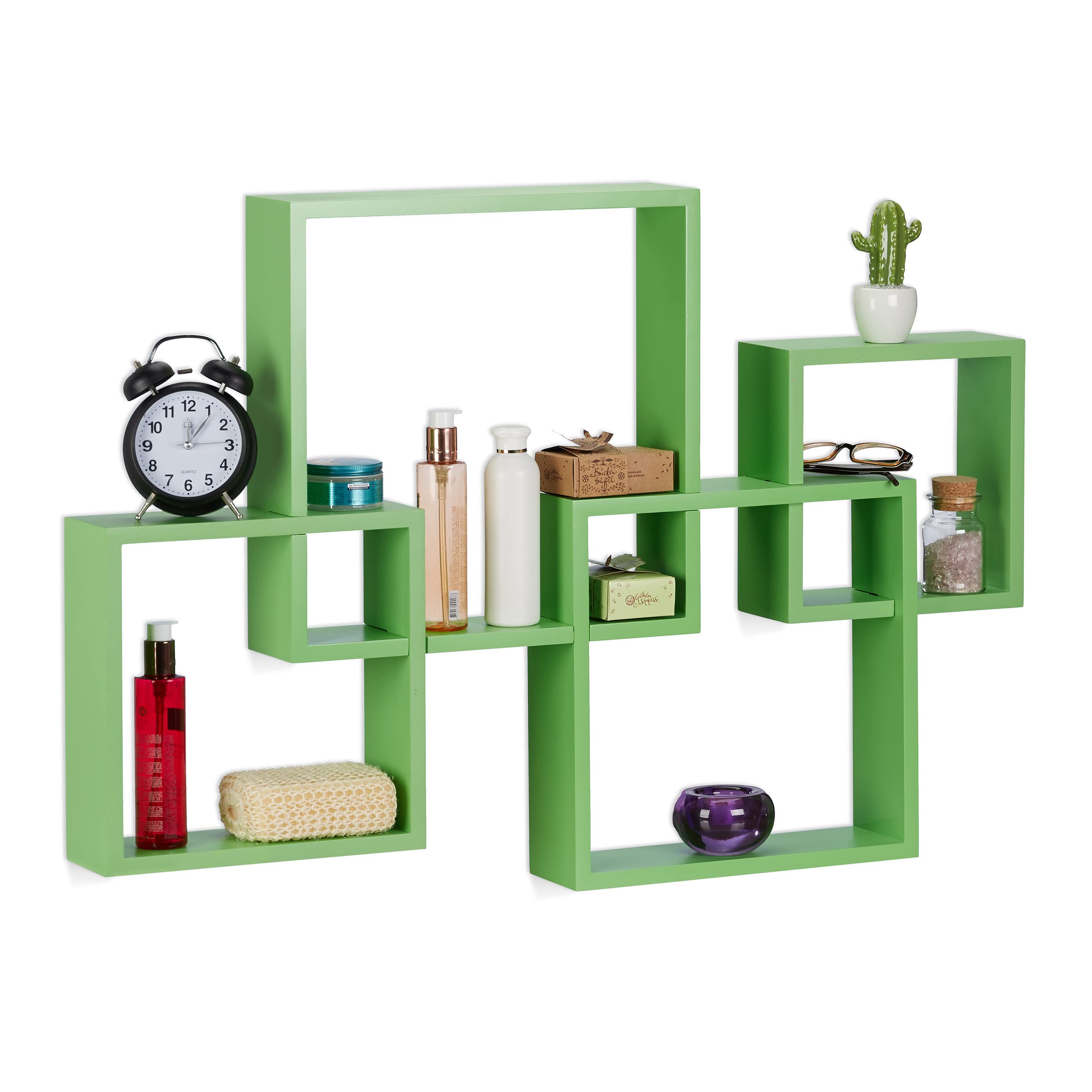 relaxdays-w-rfelregal-4er-set-blau-cube-wandboard-freischwebend-mdf image 8