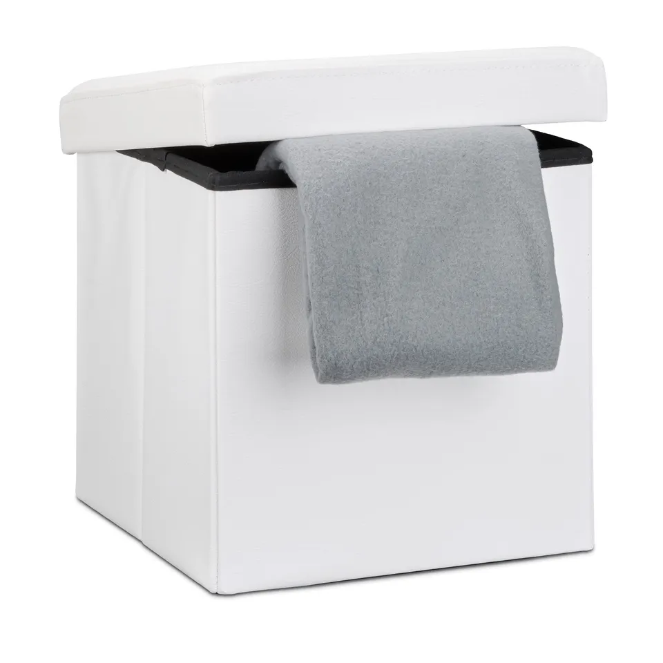 relaxdays-sitzhocker-sitzcube-38x38x38-cm-wei-kunstleder-mit-stauraum image 1
