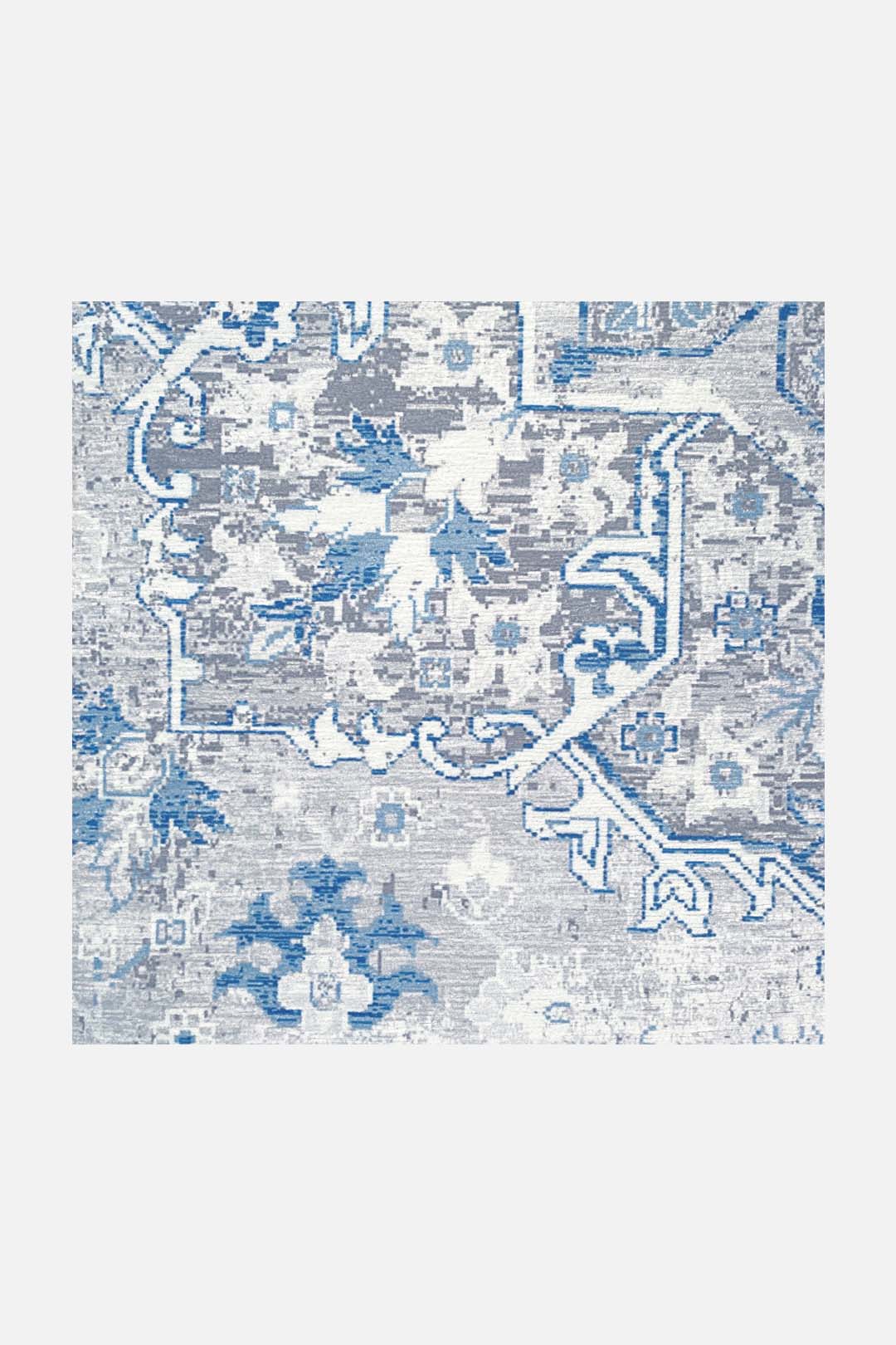 teppana-marie-vintage-teppich-waschbar-blau-gr-n-grau image 7