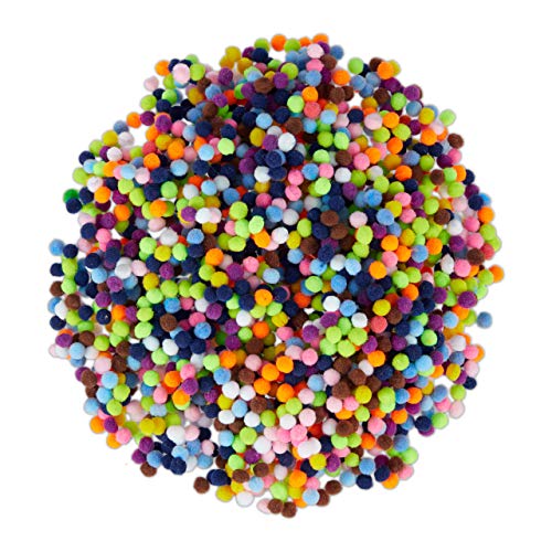 relaxdays-pompons-mini-set-2000-st-ck-bastel-bommeln-5-mm-bunt image 7