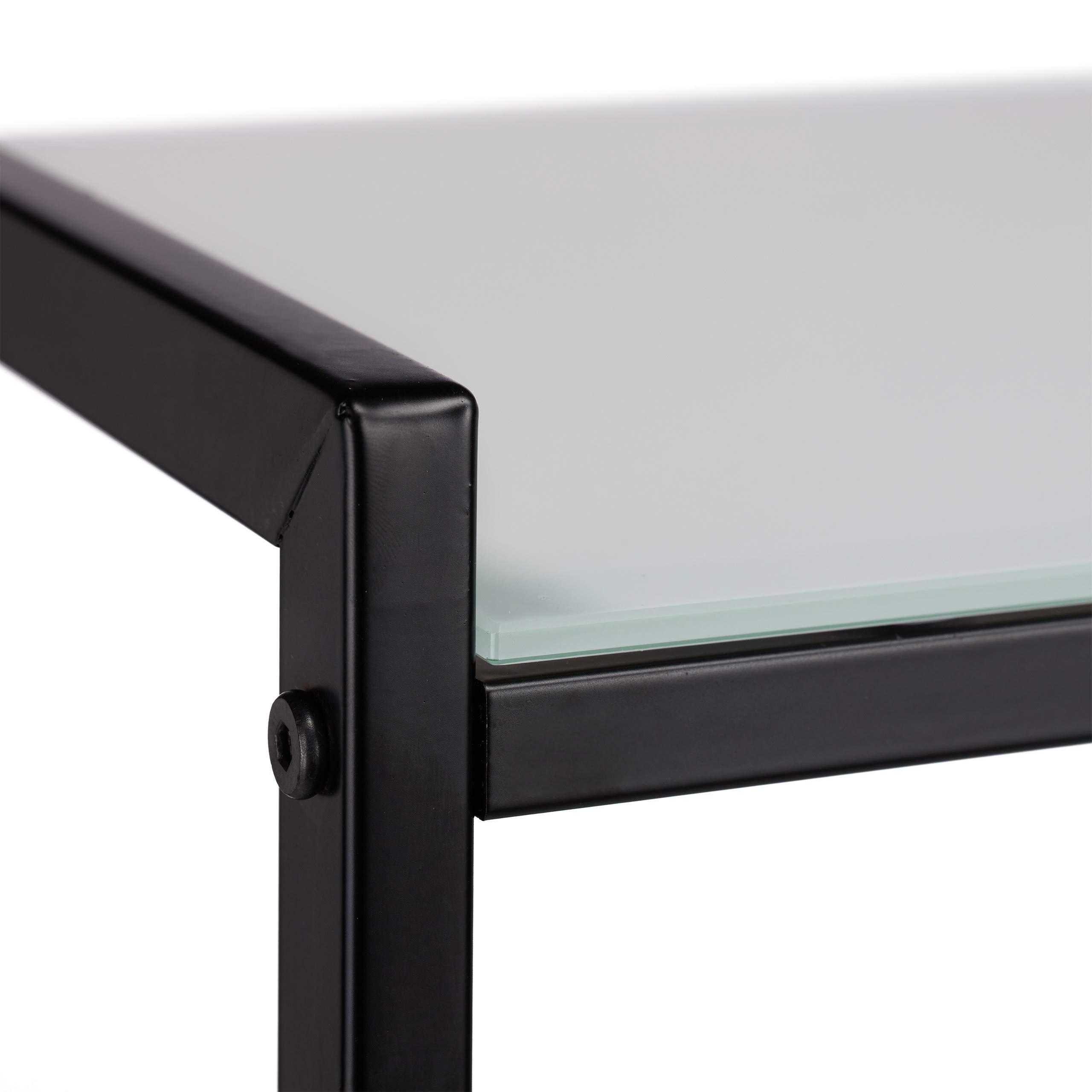 relaxdays-standregal-glas-metall-5-f-cher-114-5x60x30-cm-schwarz image 8