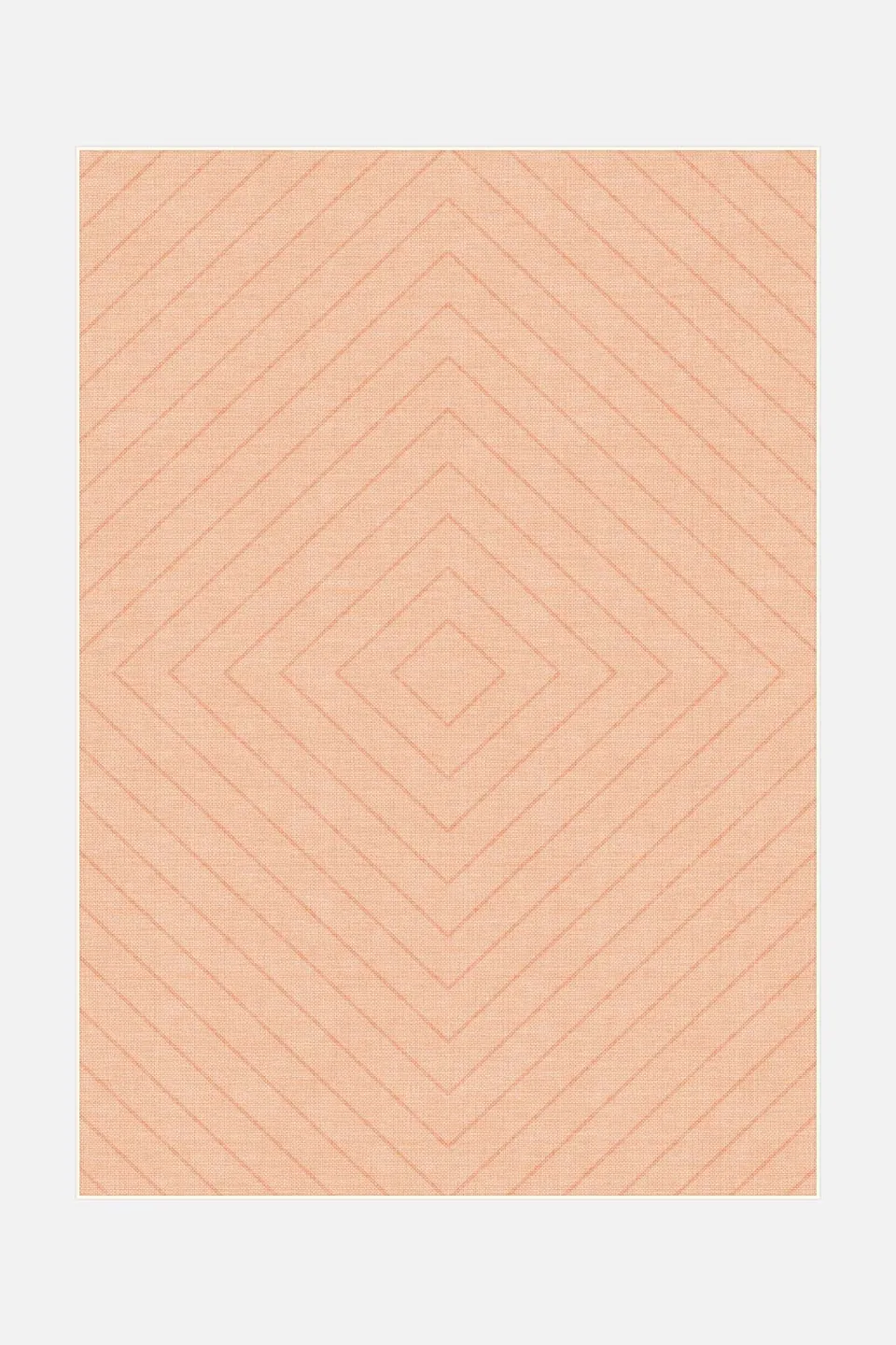 teppana-diamond-papaya-teppich-waschbarer-teppich-gelb-orange image 1