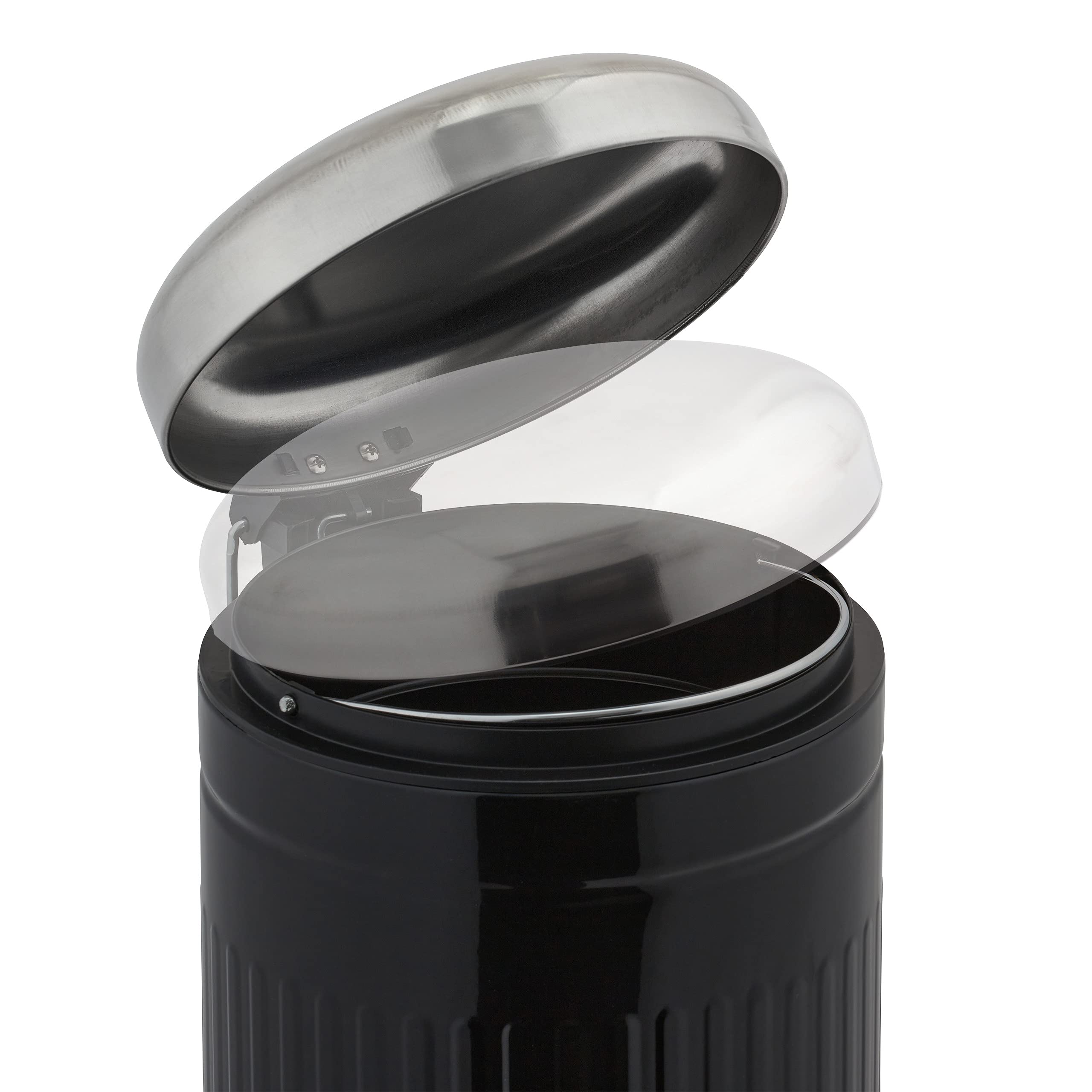 relaxdays-kosmetikeimer-5-liter-treteimer-schwarz-metall-30-x-20-5-x-25-cm image 7
