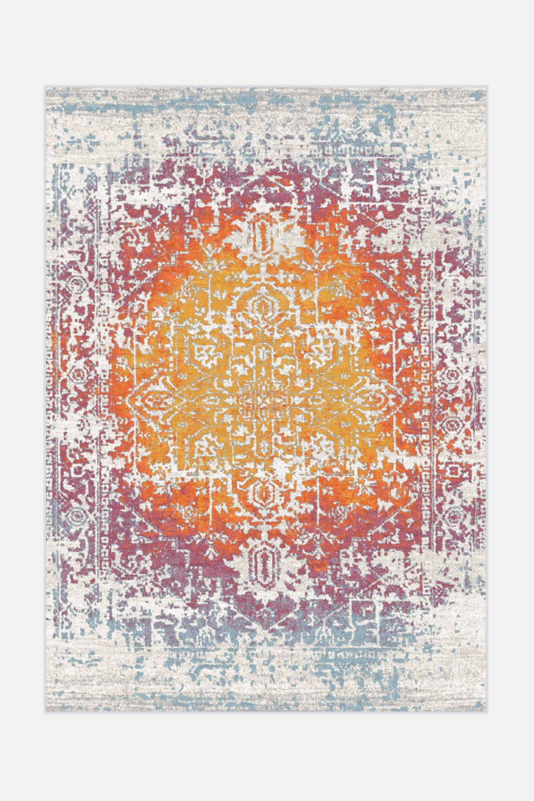 teppana-romina-bunt-teppich-waschbarer-indoor-teppich image 1