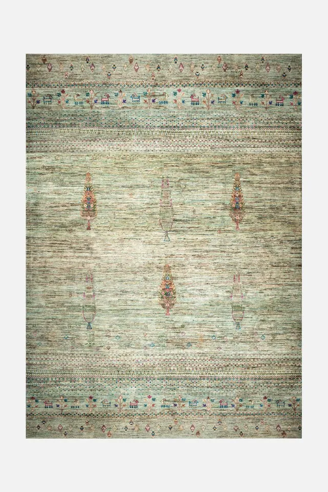 teppana-dayita-avo-teppich-blau-gr-n-waschbarer-indoor-teppich image 1