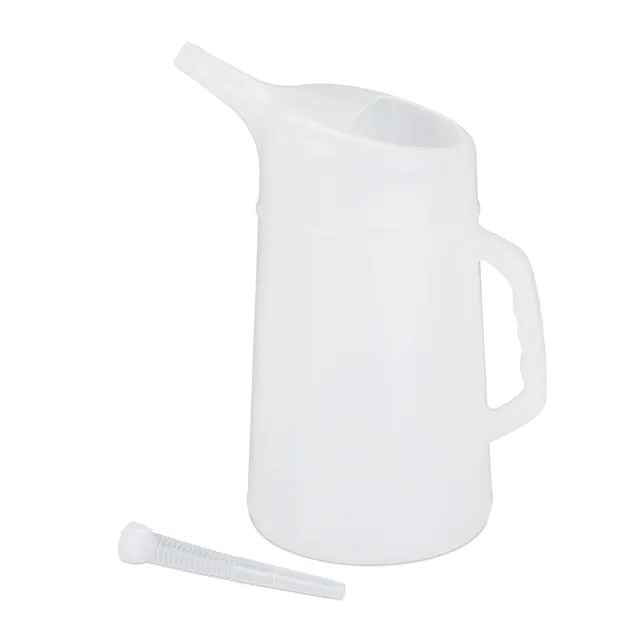relaxdays-lkanne-5-l-mit-flexiblem-einf-llstutzen-und-skala-wei image 1