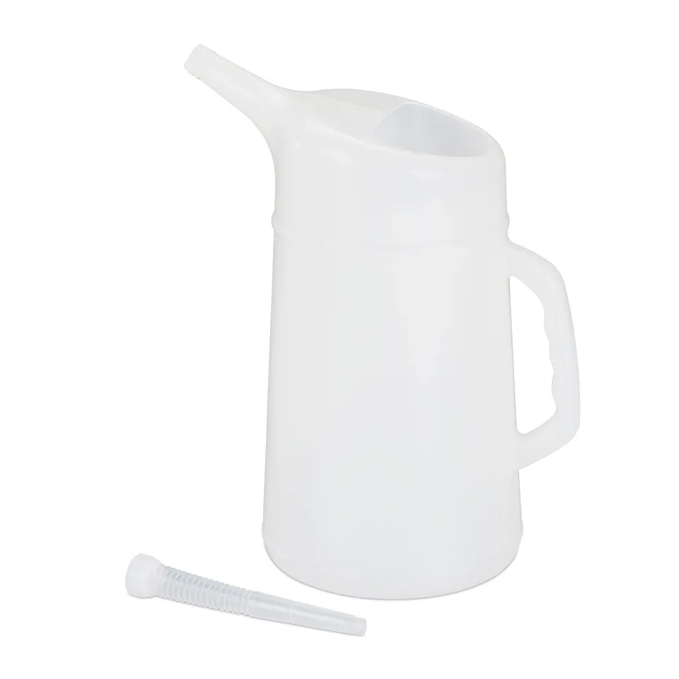 relaxdays-lkanne-5-l-mit-flexiblem-einf-llstutzen-und-skala-wei image 1