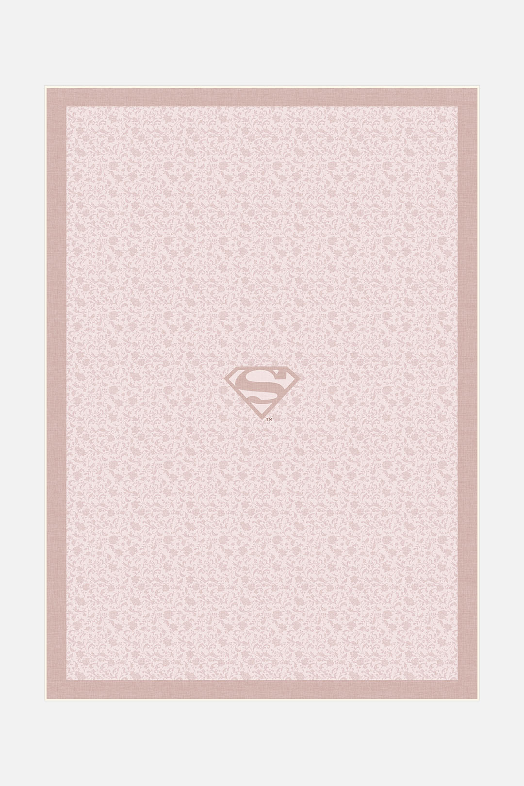 teppana-supergirl-floral-rosa-teppich-waschbarer-kinder-teppich image 1