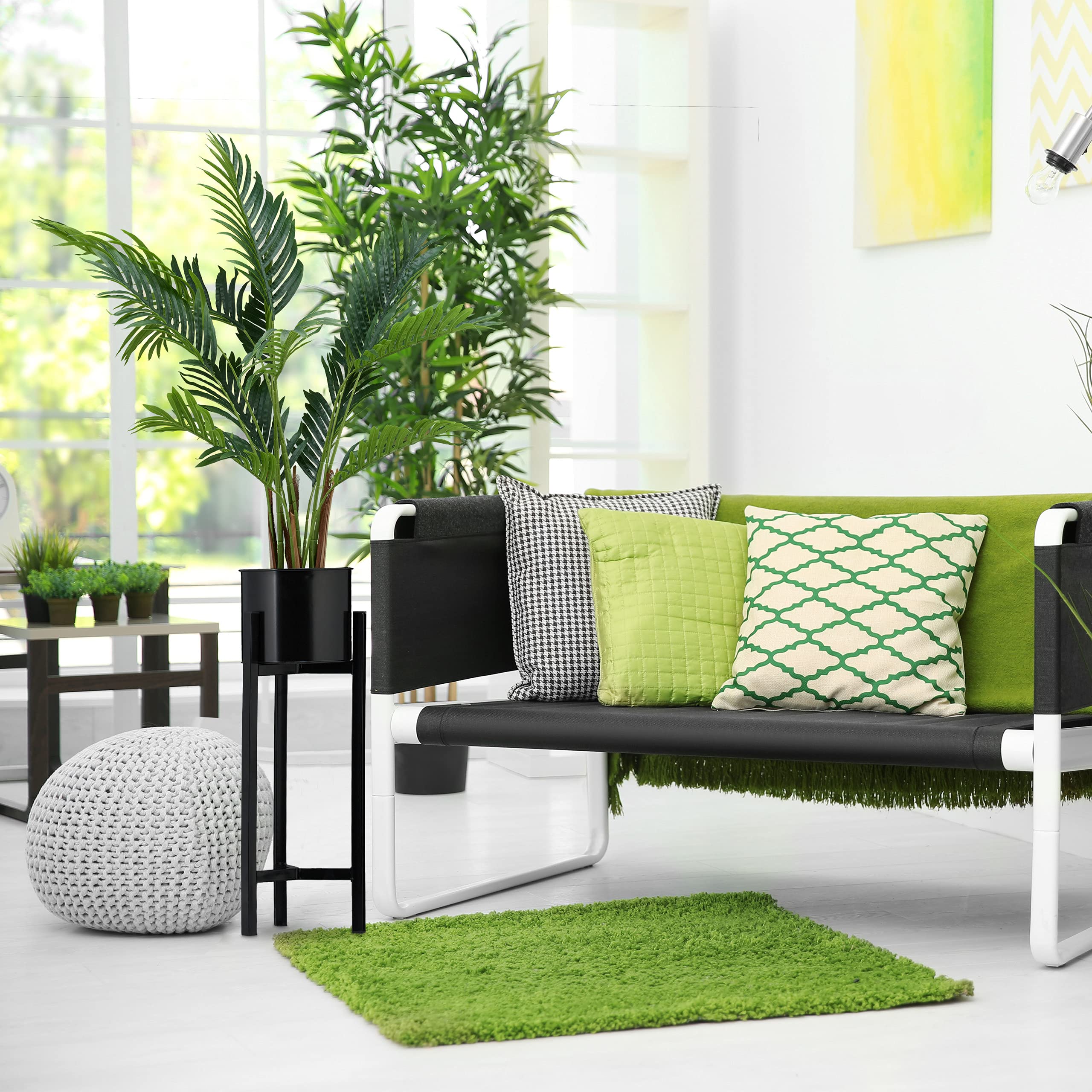 relaxdays-blumentopfst-nder-mit-topf-metall-pflanzenst-nder-gold-60-x-21-5-cm image 3