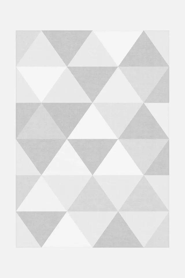 teppana-pyramide-grau-teppich-waschbarer-moderner-teppich-in-grau image 1