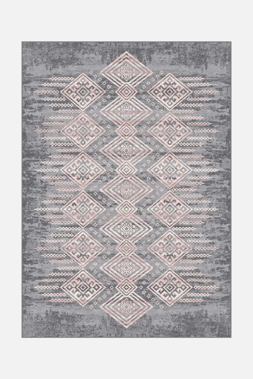 teppana-kalea-rose-teppich-waschbarer-moderner-mehrfarbiger-grau image 1
