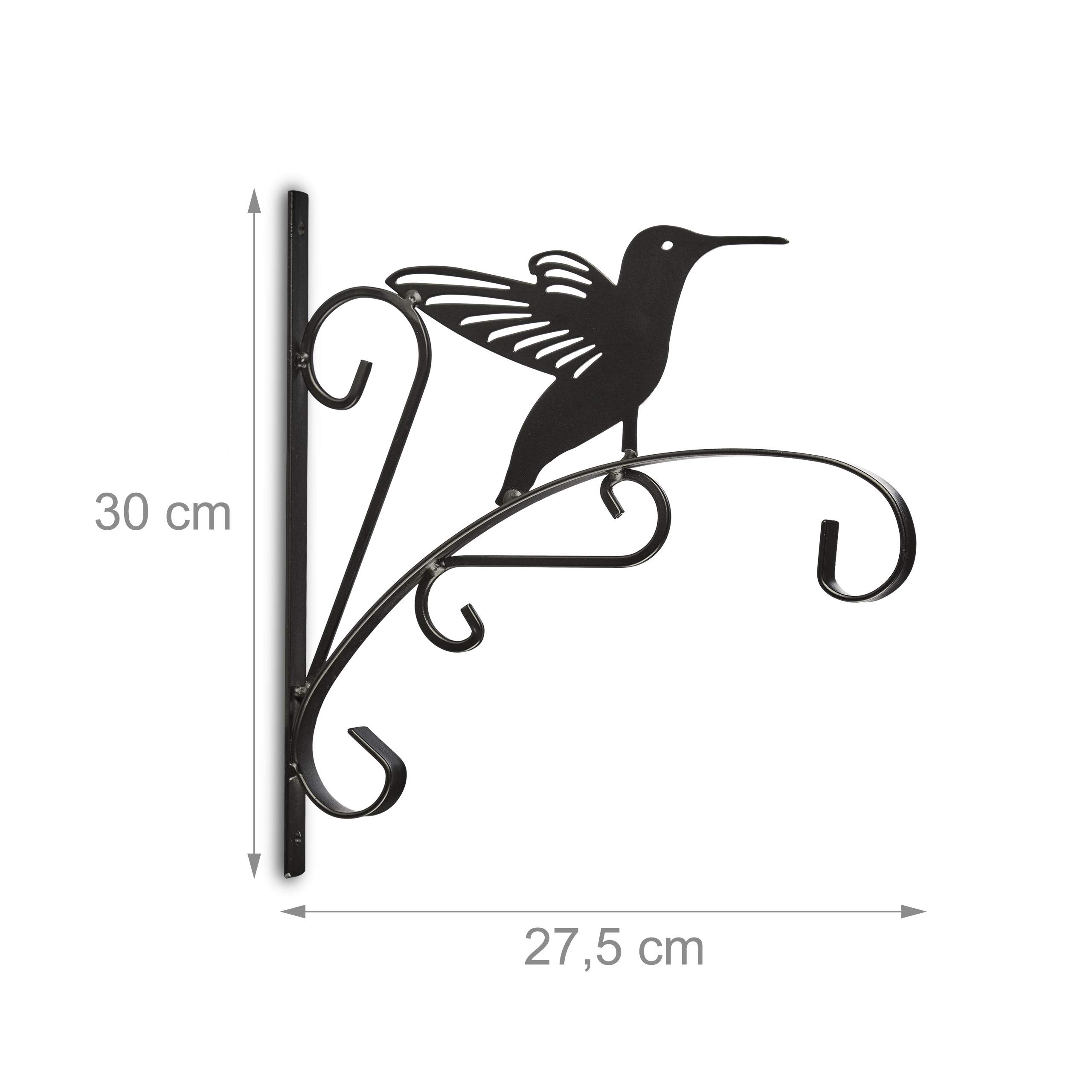 relaxdays-blumenhaken-mit-vogel-kolibri-wand-30-x-27-5-x-2-cm-schwarz image 4