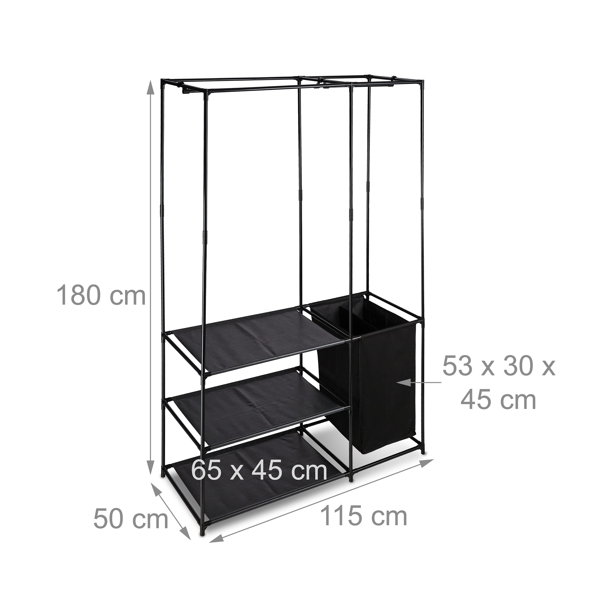 relaxdays-offener-kleiderschrank-mit-w-schekorb-70l-180-x-115-x-50-cm image 3
