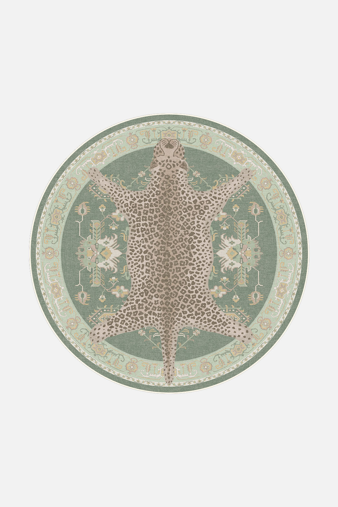 teppana-leopard-gr-n-teppich-waschbar-mehrfarbig image 8