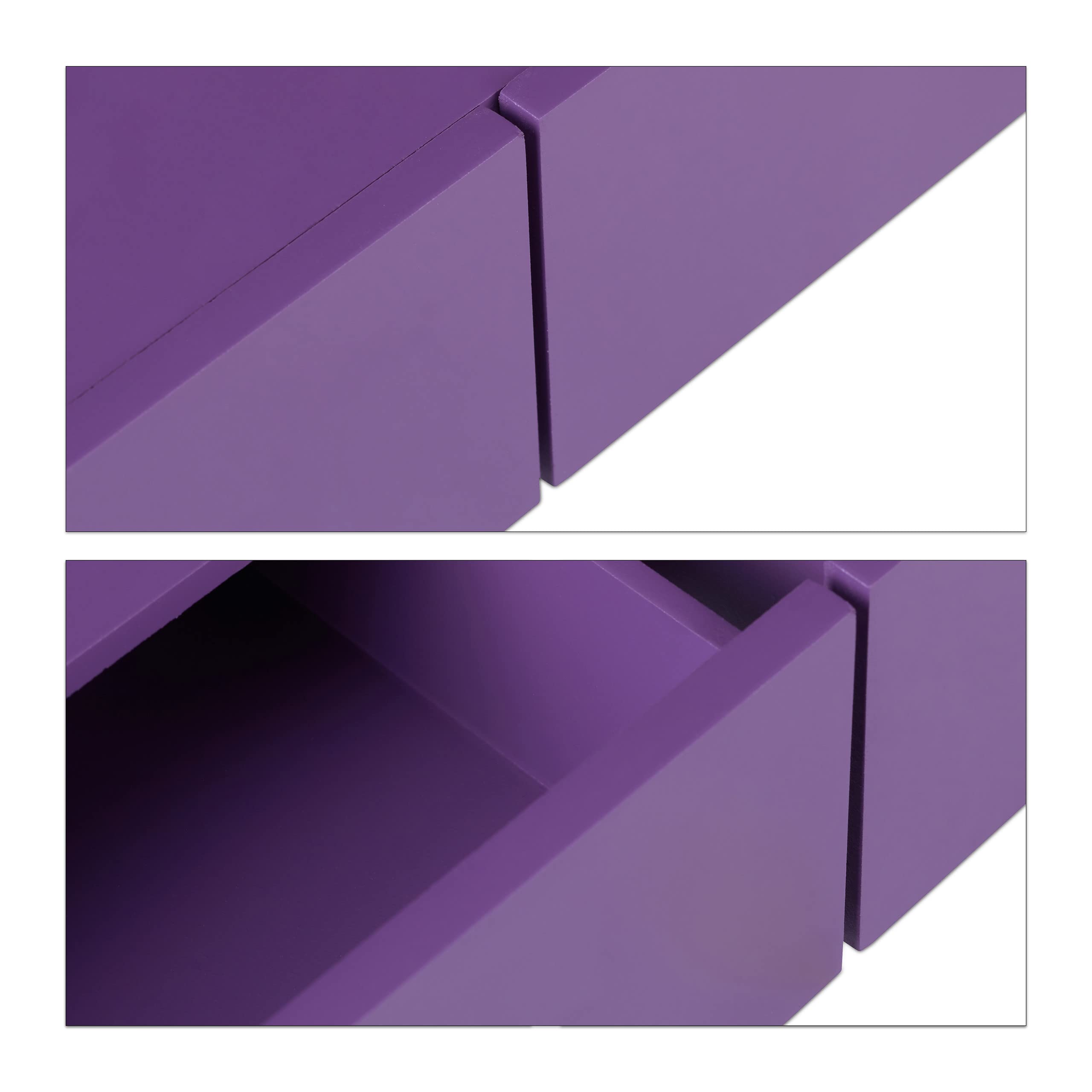 relaxdays-eck-wandregal-dreieck-mit-2-schubladen-8-x-60-x-30-cm-violett image 7