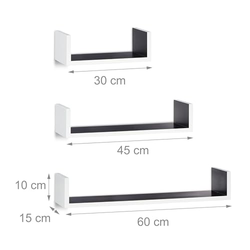 relaxdays-wandregal-u-form-3er-set-mdf-wei-schwarz-15-cm-tief image 8