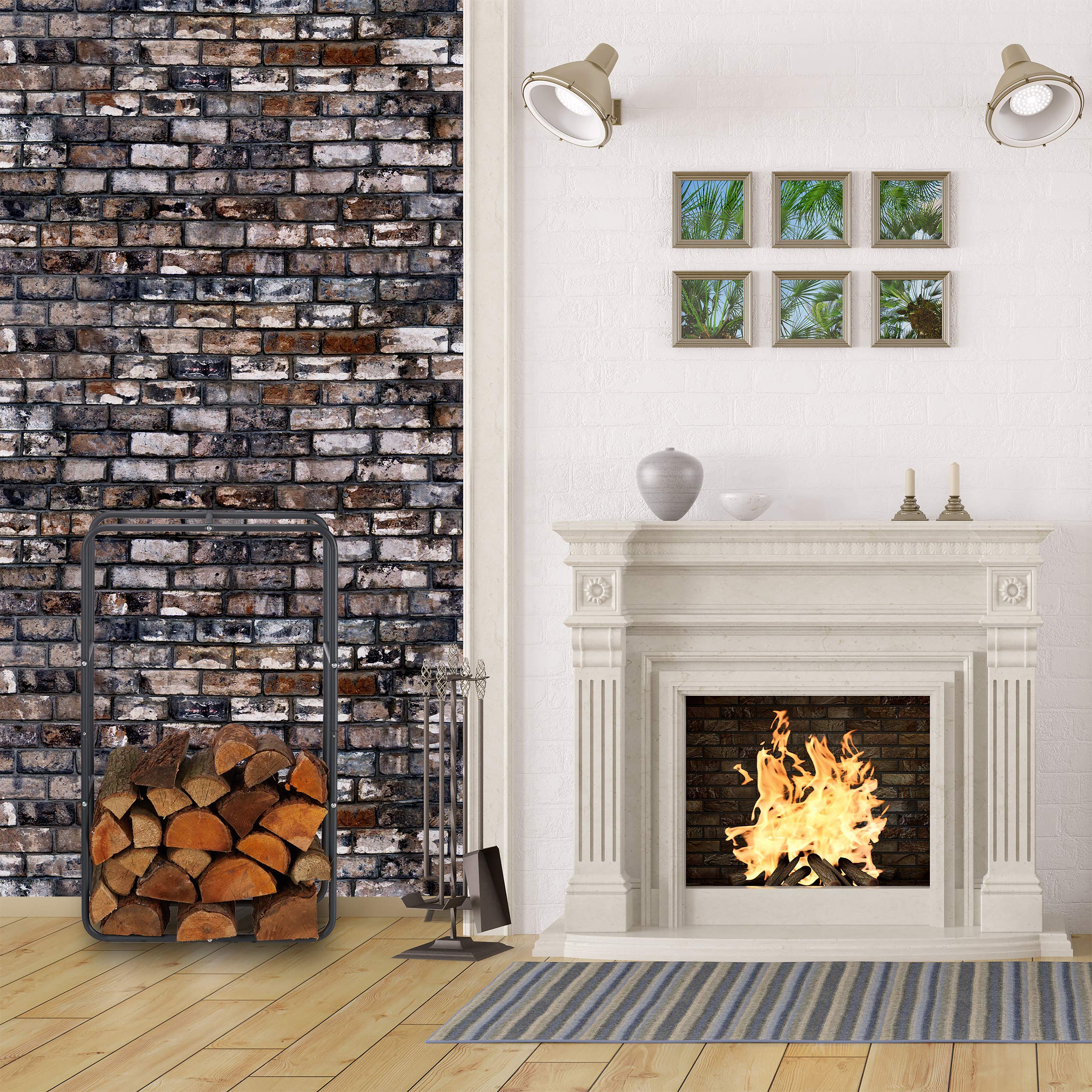 relaxdays-kaminholzregal-stahl-100-x-60-cm-anthrazit-stapelhilfe image 5