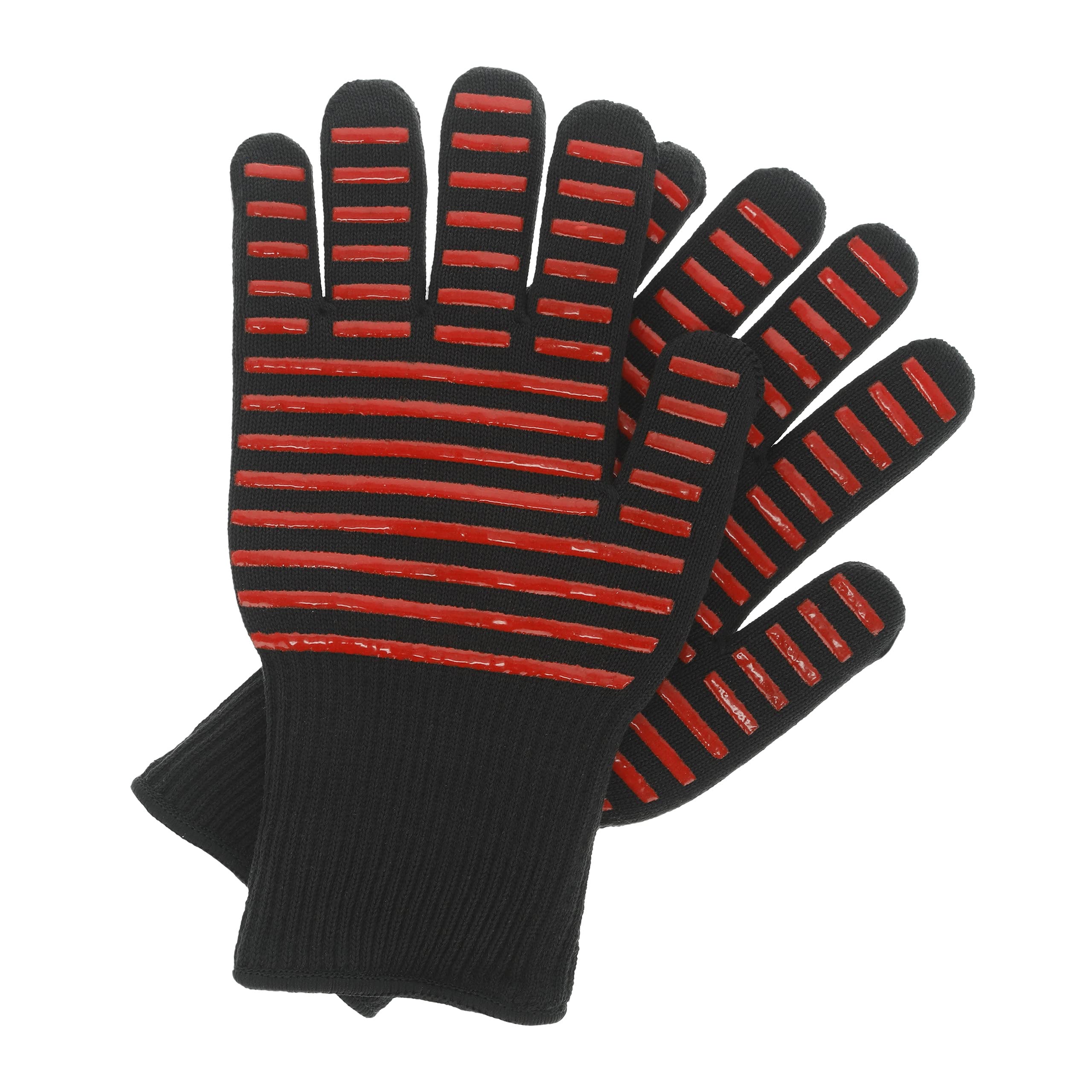 relaxdays-grillhandschuhe-1-paar-hitzebest-ndig-bis-350-c-schwarz-rot image 1