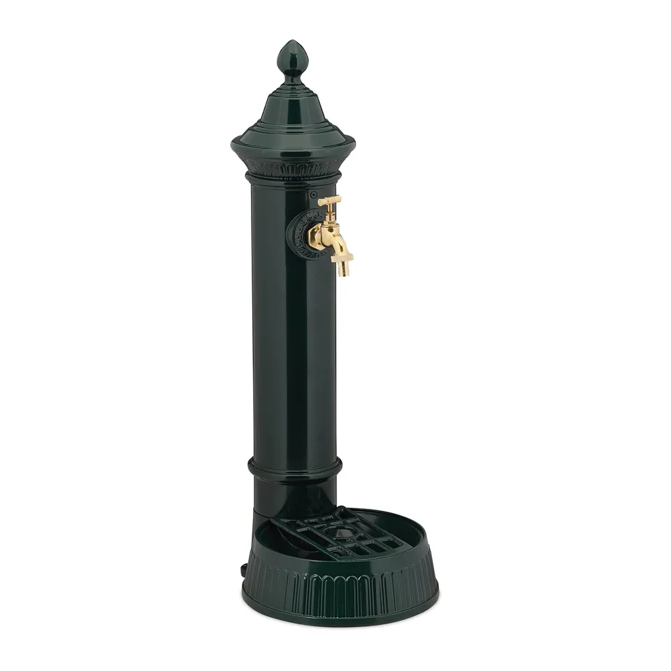 relaxdays-standbrunnen-antik-mit-wasserhahn-und-becken-72-x-26-x-31-cm-dunkelgr- image 1