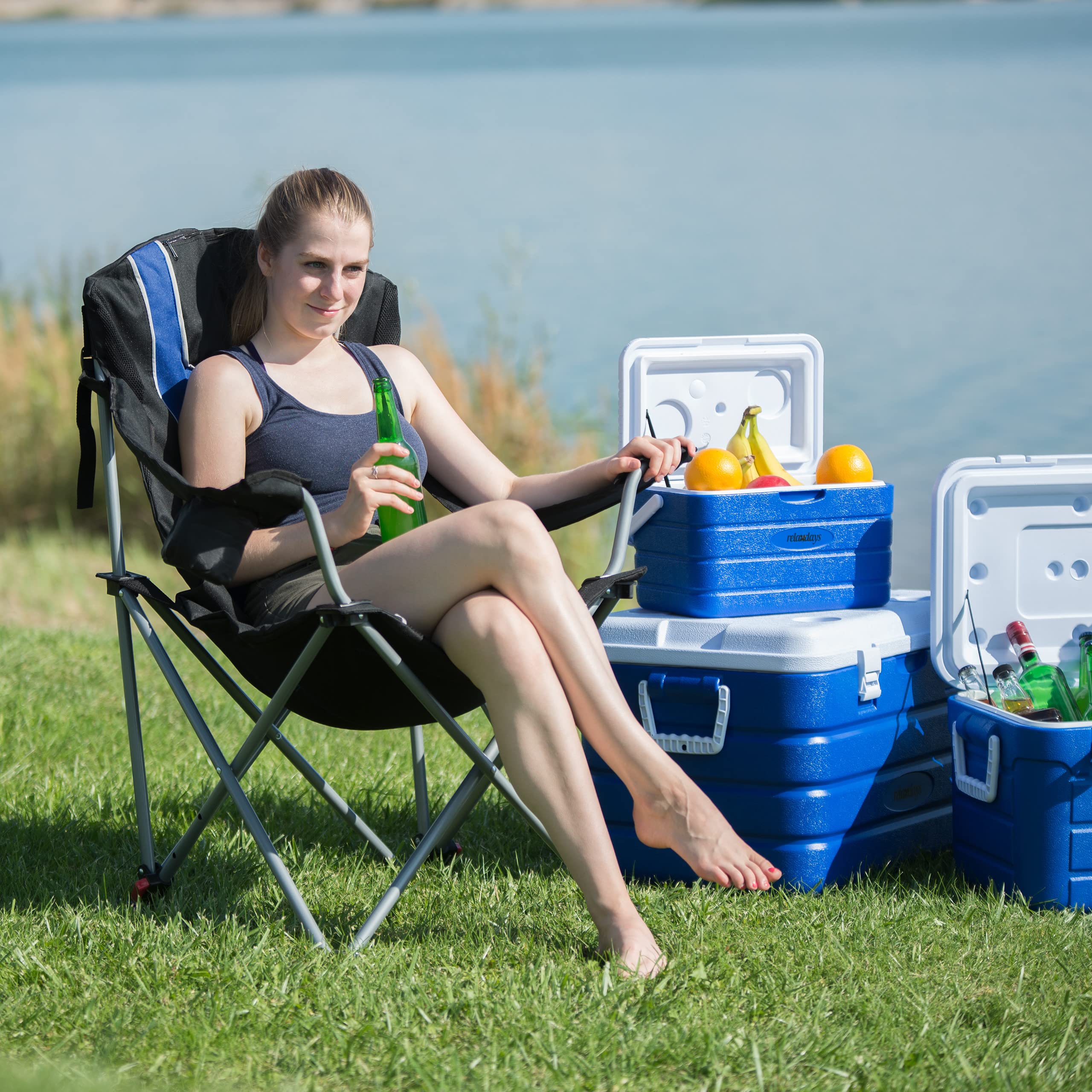 relaxdays-campingstuhl-faltbar-verstellbar-108x90x72-cm-blau-schwarz image 2